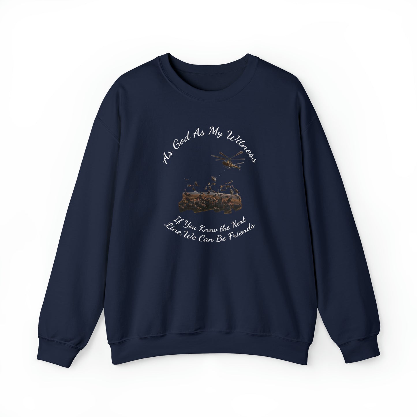 Turkey Drop Extravaganza Sweatshirt WKRP Nostalgia, As God Is My Witness, Join the Flock & Laugh with Friends of Helicopter Hilarity