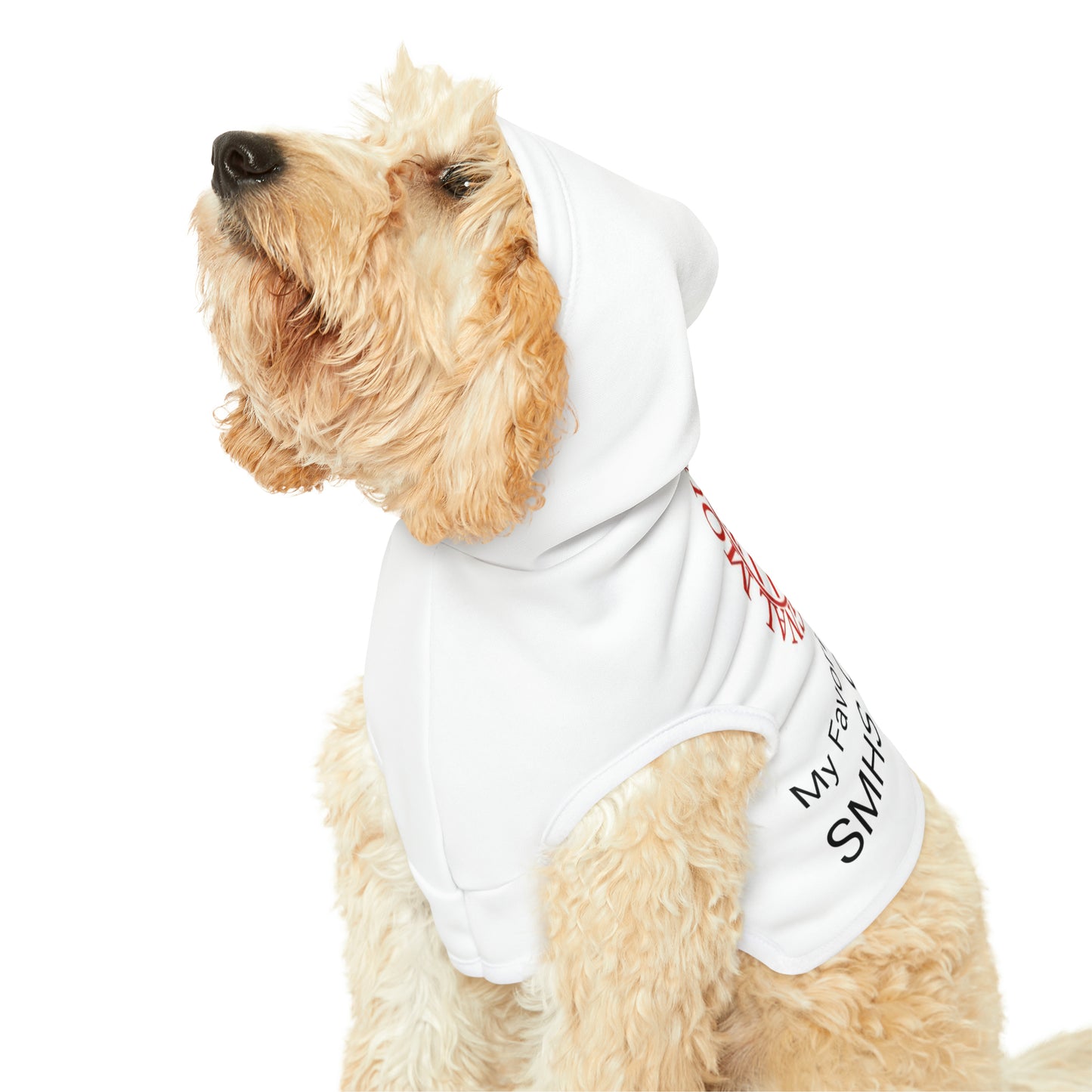 Signal Mountain Cheer Pet Hoodie, My Favorite Hooman is a Signal Mountain Cheerleader.