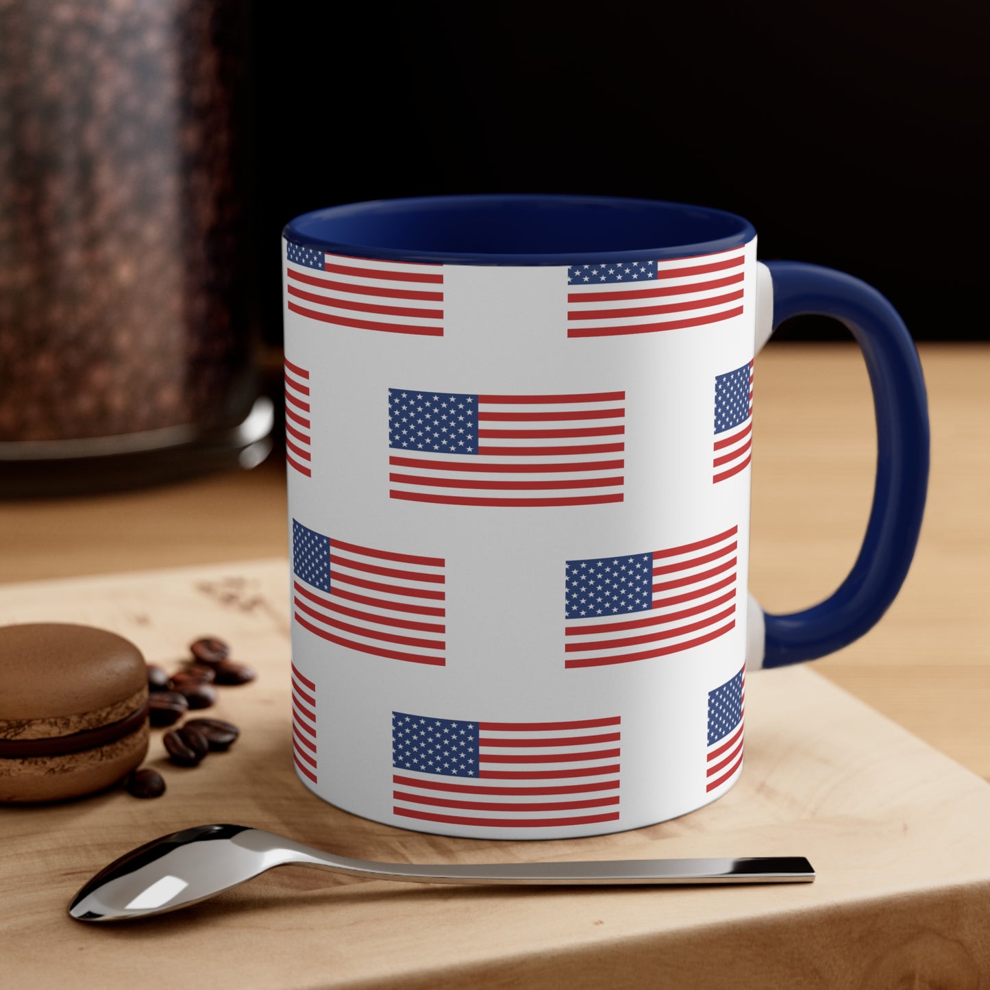 Fourth of July Coffee Mug - American Flag - Patriotic Mug, Usa Mug, Flag Mug, 11oz Mug, Sublimation, Printed, Independence Day