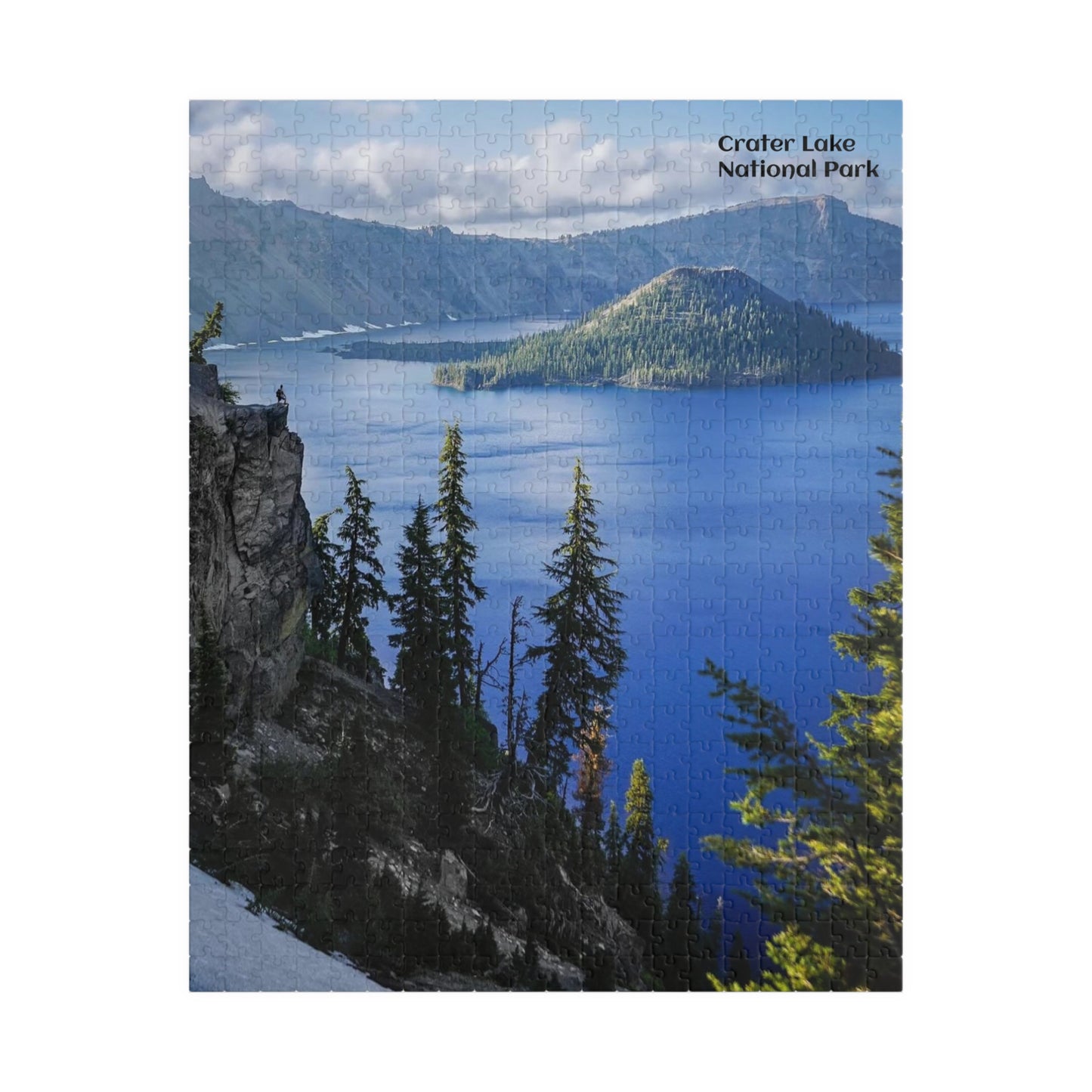 Puzzle National Parks Series, Crater Lake National Park 110, 252, 520,  1014 Pieces Unique Jigsaw Family Adults Family Fun Bucket List