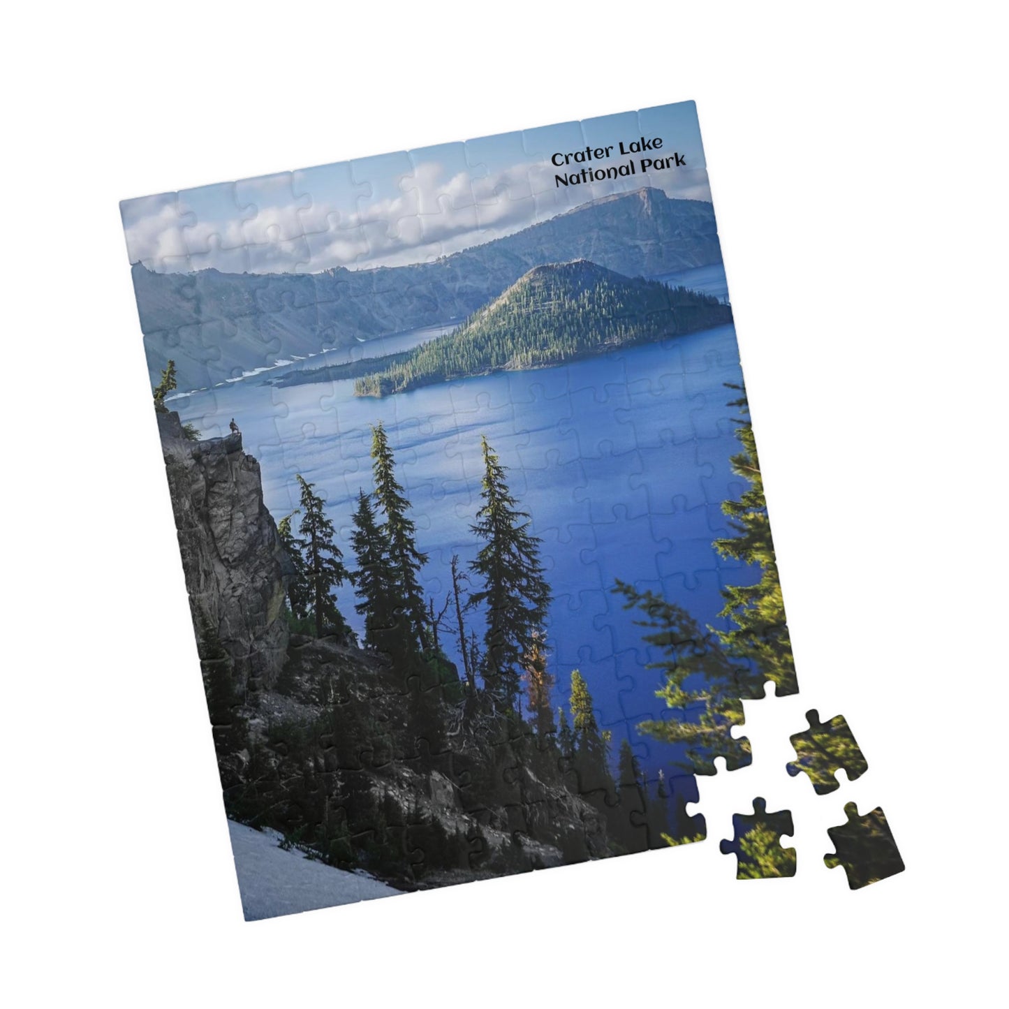 Puzzle National Parks Series, Crater Lake National Park 110, 252, 520,  1014 Pieces Unique Jigsaw Family Adults Family Fun Bucket List