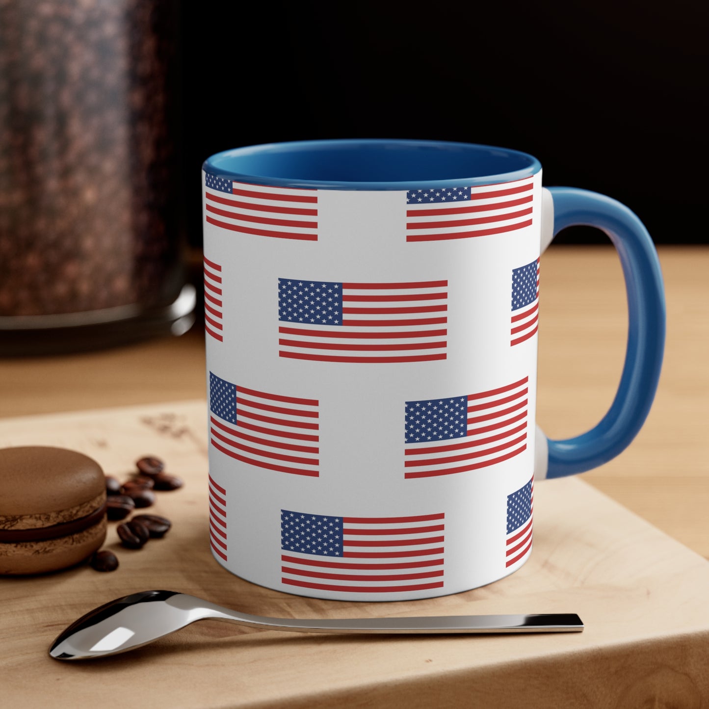 Fourth of July Coffee Mug - American Flag - Patriotic Mug, Usa Mug, Flag Mug, 11oz Mug, Sublimation, Printed, Independence Day