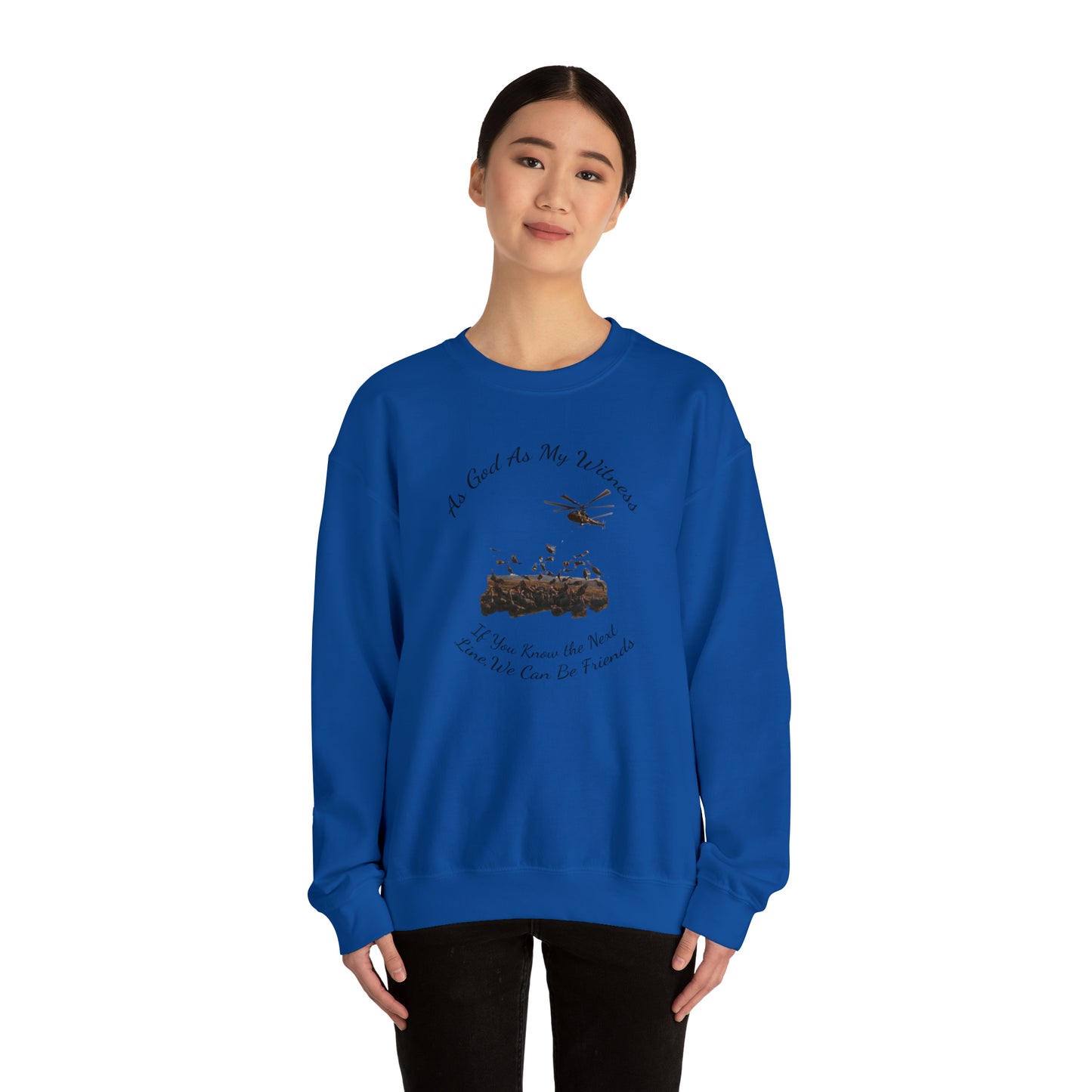 Turkey Drop Extravaganza Sweatshirt WKRP Nostalgia, As God Is My Witness, Join the Flock & Laugh with Friends of Helicopter Hilarity