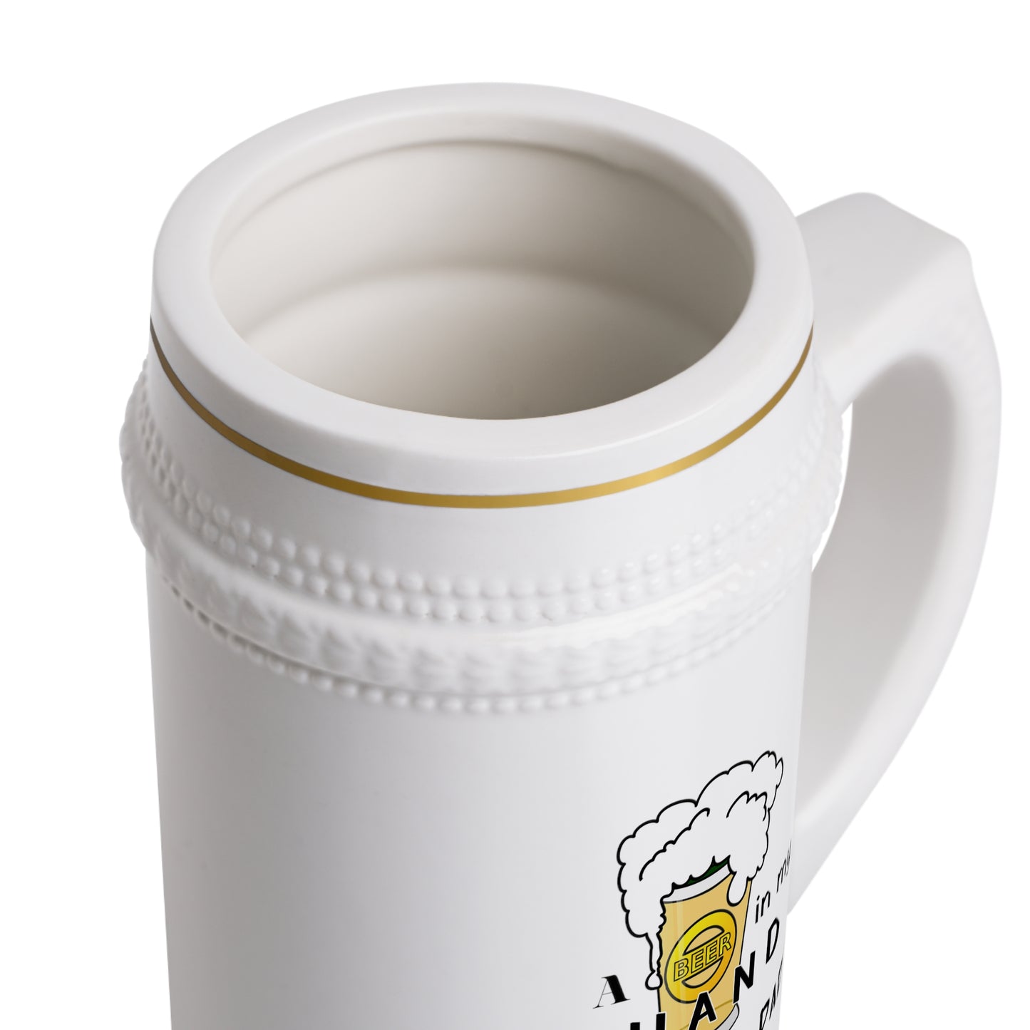 Father's Day Beer Stein - A cold beer in hand, a great dad by my side. Cheers to the perfect combination!