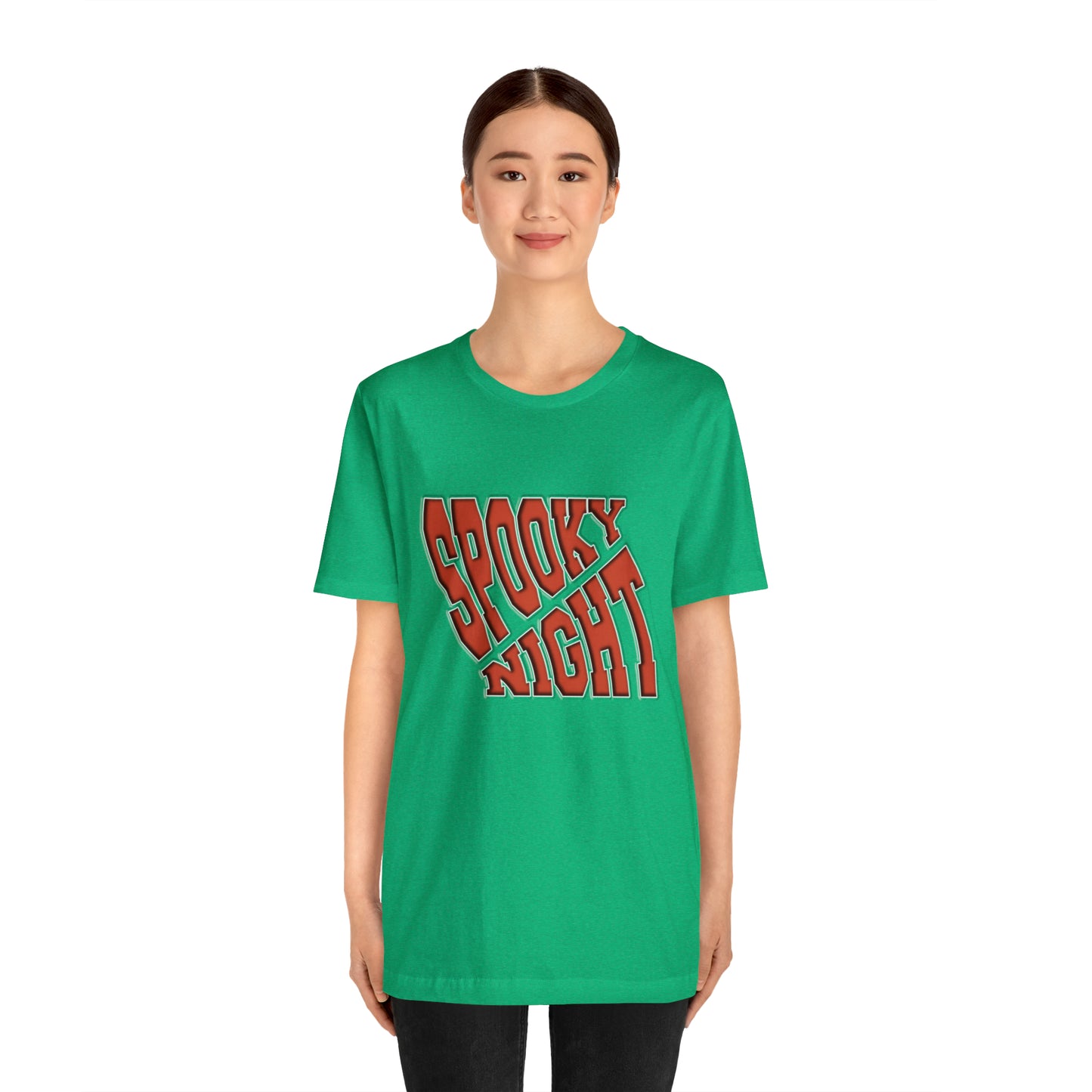 Halloween Short Sleeve T-Shirt - Spooky night. Spooky t-shirt, Costume t-shirt, Party t-shirt, Fall Shirt, Trick or Treat Shirt