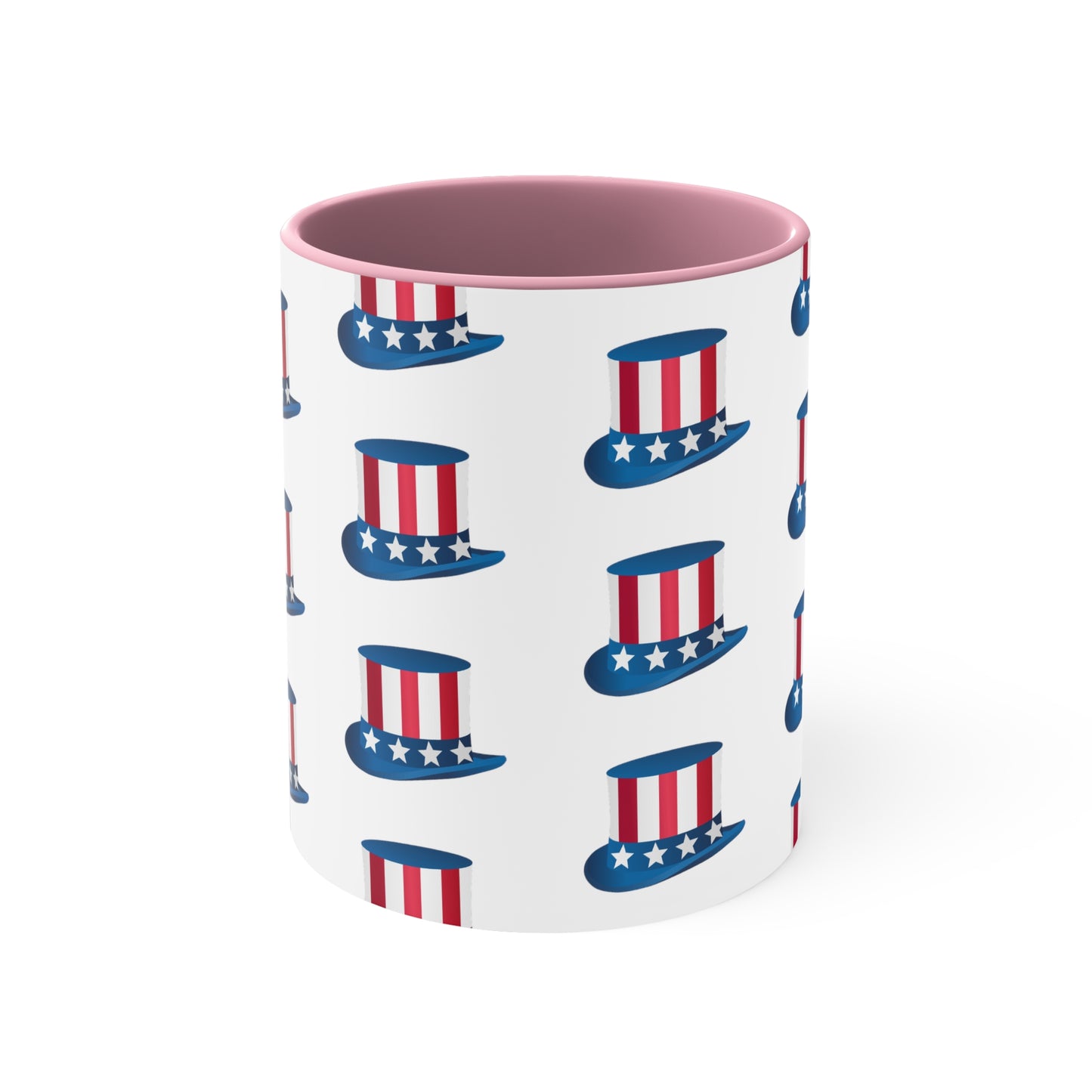 Fourth of July Coffee Mug - Uncle Sam Cap - Patriotic Drinkware, Independence Day, Sublimation, Printed Mug