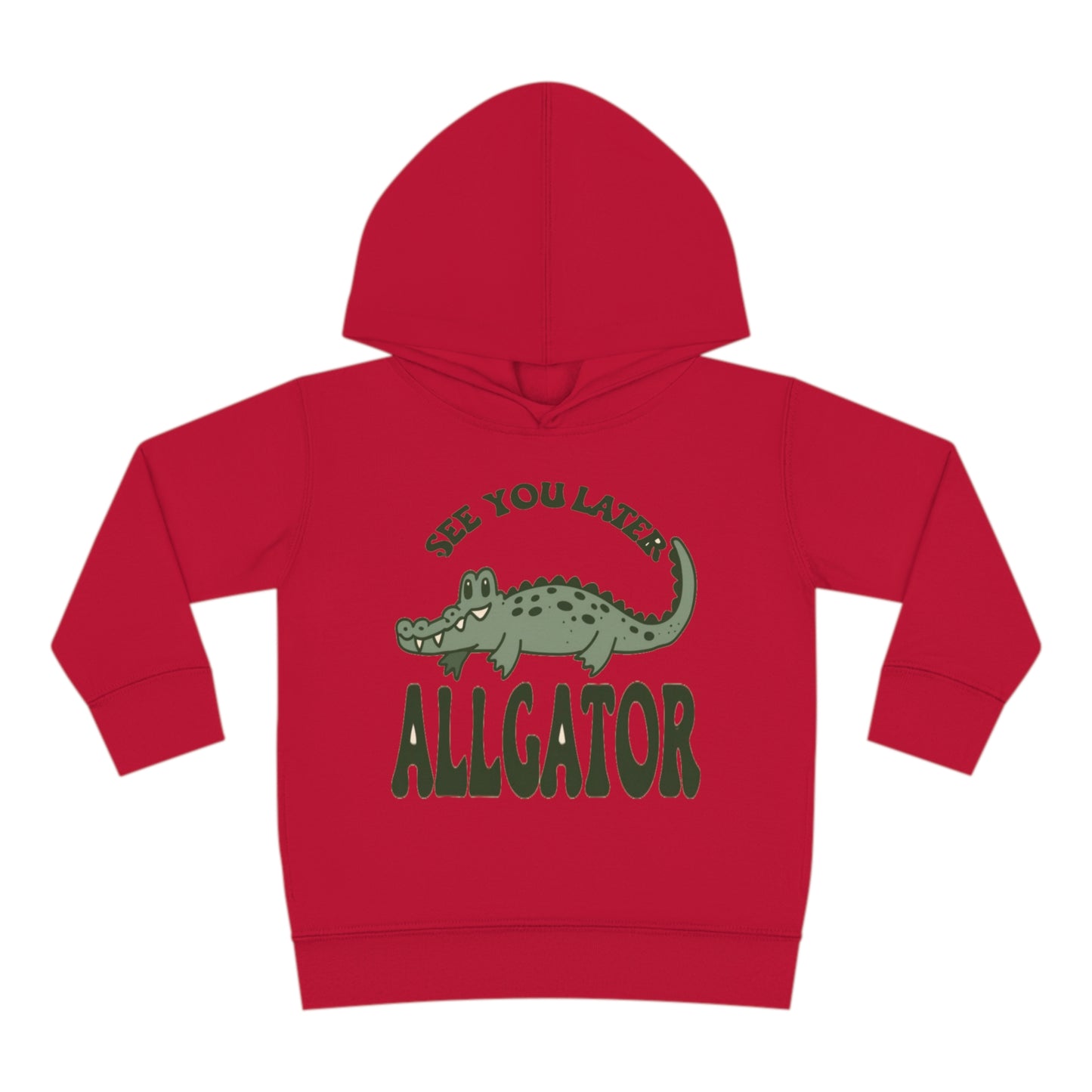 See You Later, Alligator Toddler Hoodie with Cute Cartoon Gator - Snappy Style for Kids