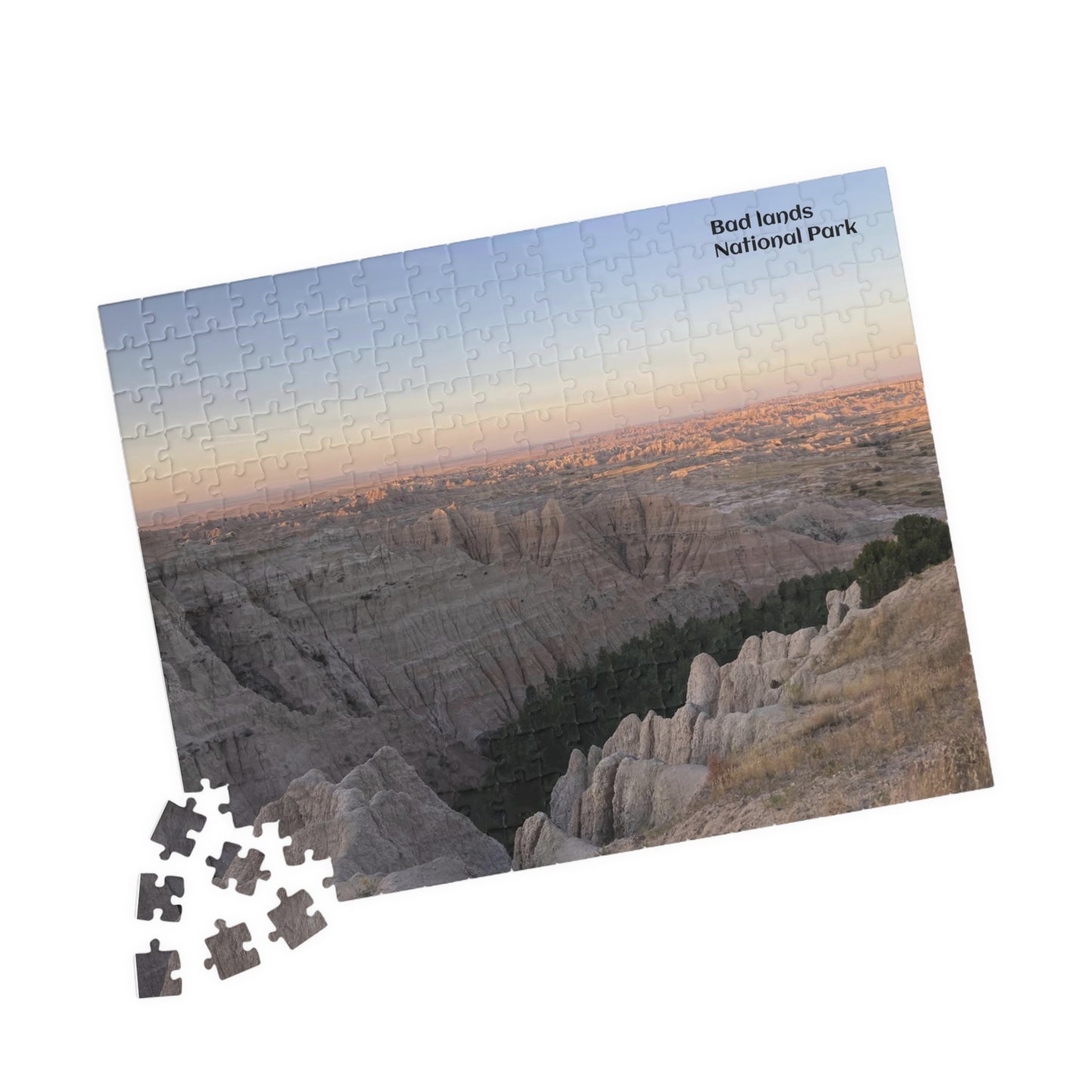 Puzzle US National Parks Series, Badlands Landscape Vista 110, 252, 520,  1014 Pieces Unique Jigsaw Family Adults landscape