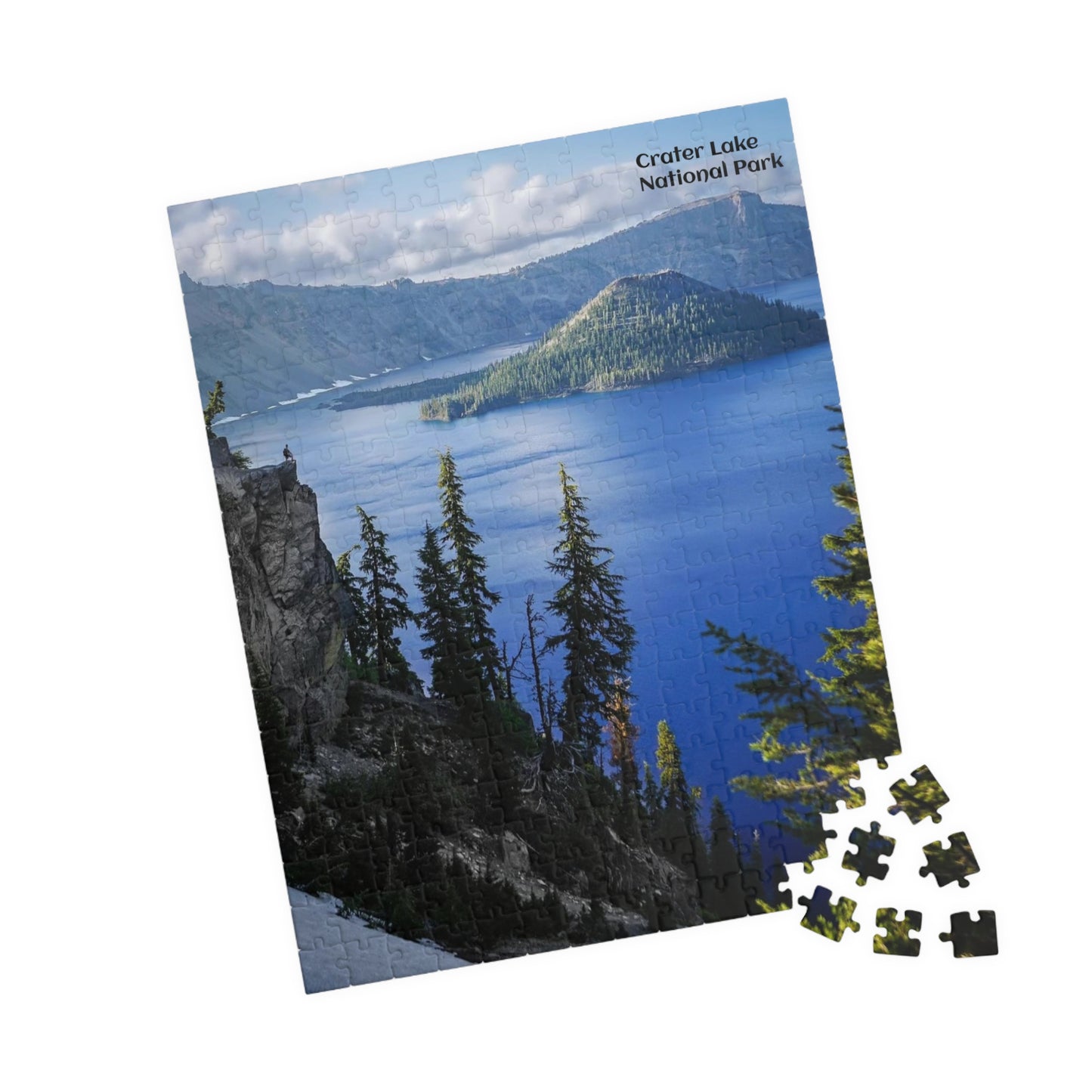 Puzzle National Parks Series, Crater Lake National Park 110, 252, 520,  1014 Pieces Unique Jigsaw Family Adults Family Fun Bucket List