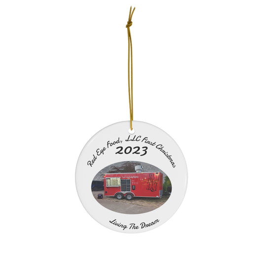 Personalized Christmas Ornament Celebrating First Year in Business Gift A Startup Success Xmas Ornament for a new Business Entrepreneurial Gift of Milestone Achievement