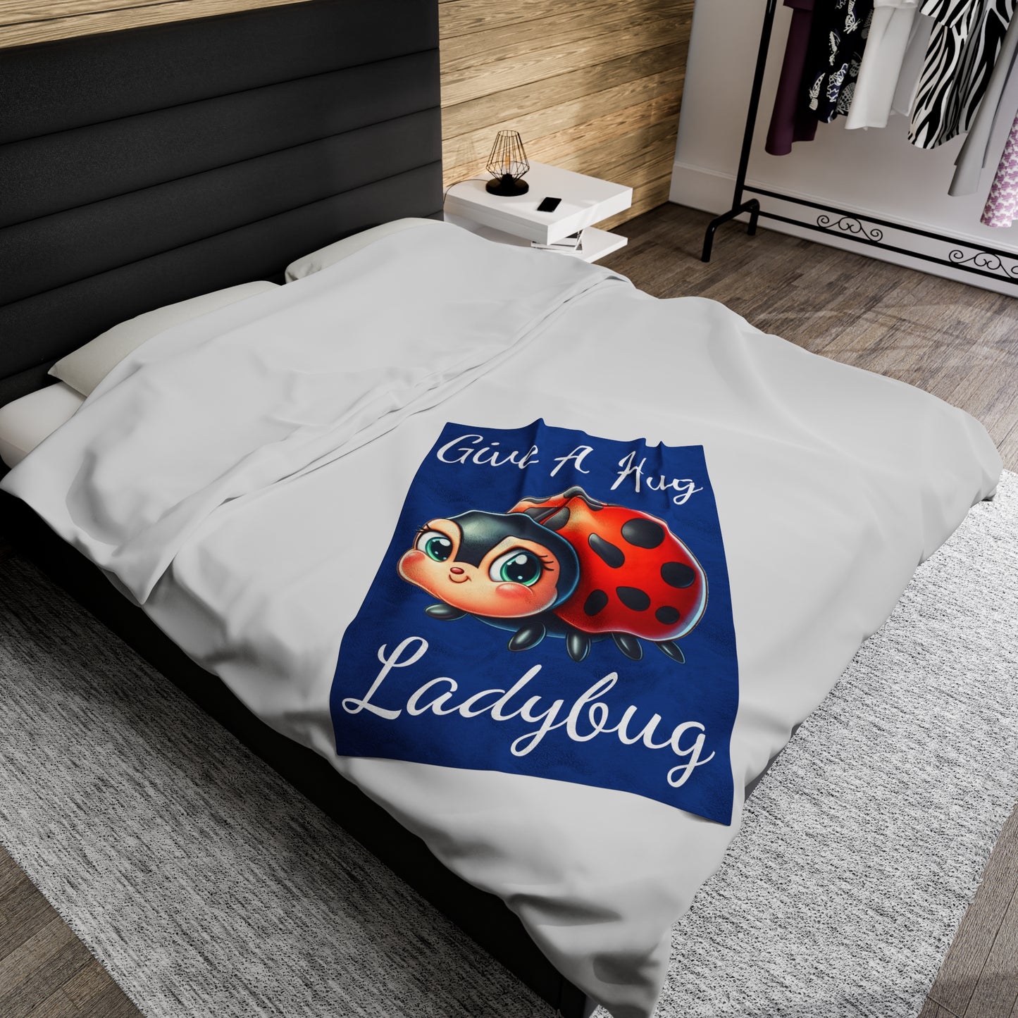 ladybug Blanket - ladybug Throw Blanket - ladybug Fleece Blanket - ladybug Adult Kid Blanket - ladybug Gift Her