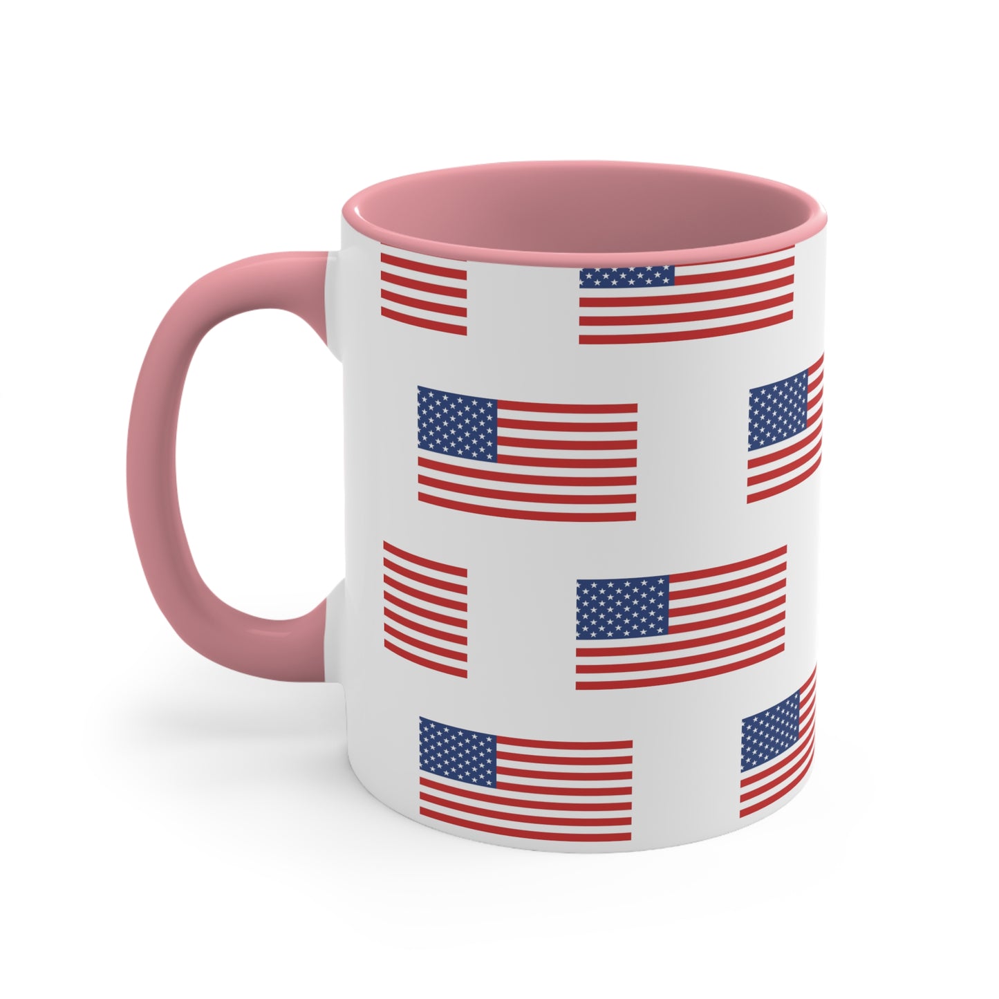 Fourth of July Coffee Mug - American Flag - Patriotic Mug, Usa Mug, Flag Mug, 11oz Mug, Sublimation, Printed, Independence Day