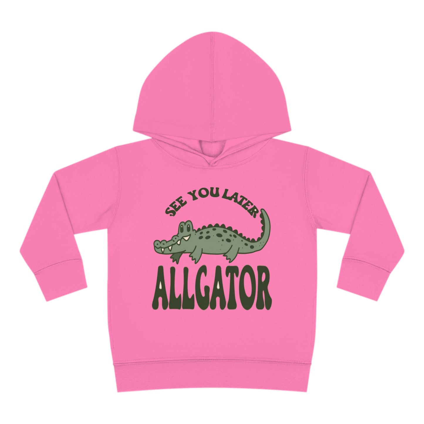 See You Later, Alligator Toddler Hoodie with Cute Cartoon Gator - Snappy Style for Kids