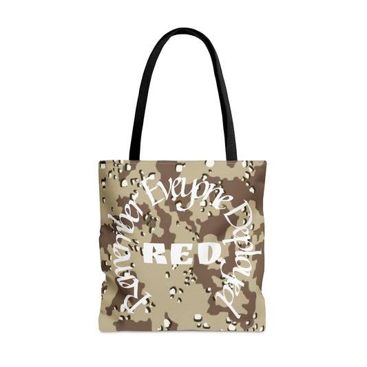 Remember Everyone Deployed Reusable Desert Tote Bag US Army Deployment Navy Marines Coast Guard Eco Friendly