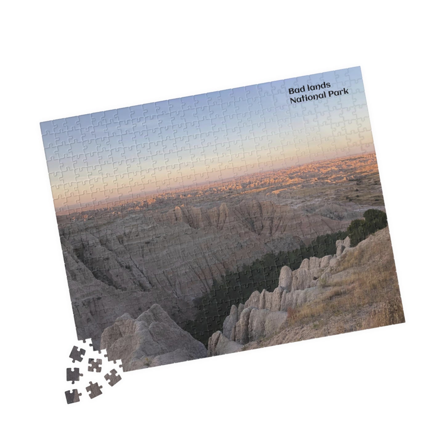 Puzzle US National Parks Series, Badlands Landscape Vista 110, 252, 520,  1014 Pieces Unique Jigsaw Family Adults landscape