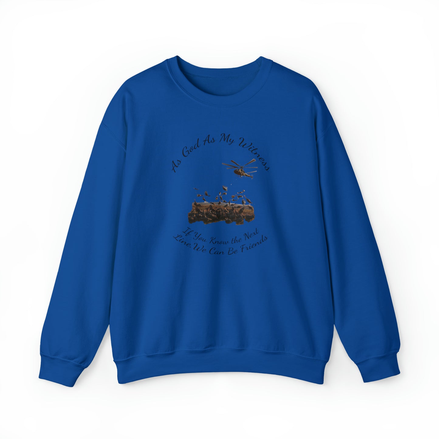 Turkey Drop Extravaganza Sweatshirt WKRP Nostalgia, As God Is My Witness, Join the Flock & Laugh with Friends of Helicopter Hilarity