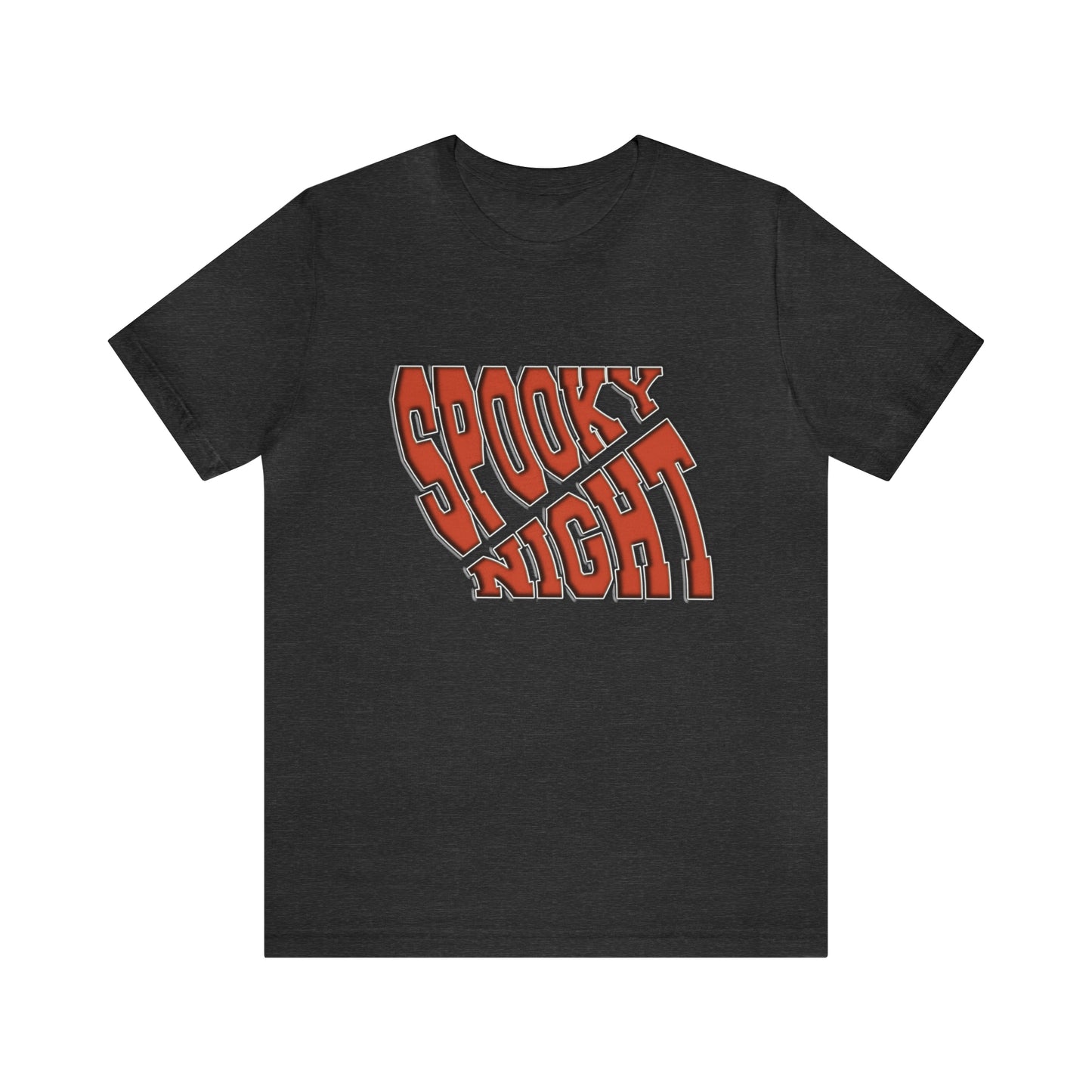 Halloween Short Sleeve T-Shirt - Spooky night. Spooky t-shirt, Costume t-shirt, Party t-shirt, Fall Shirt, Trick or Treat Shirt