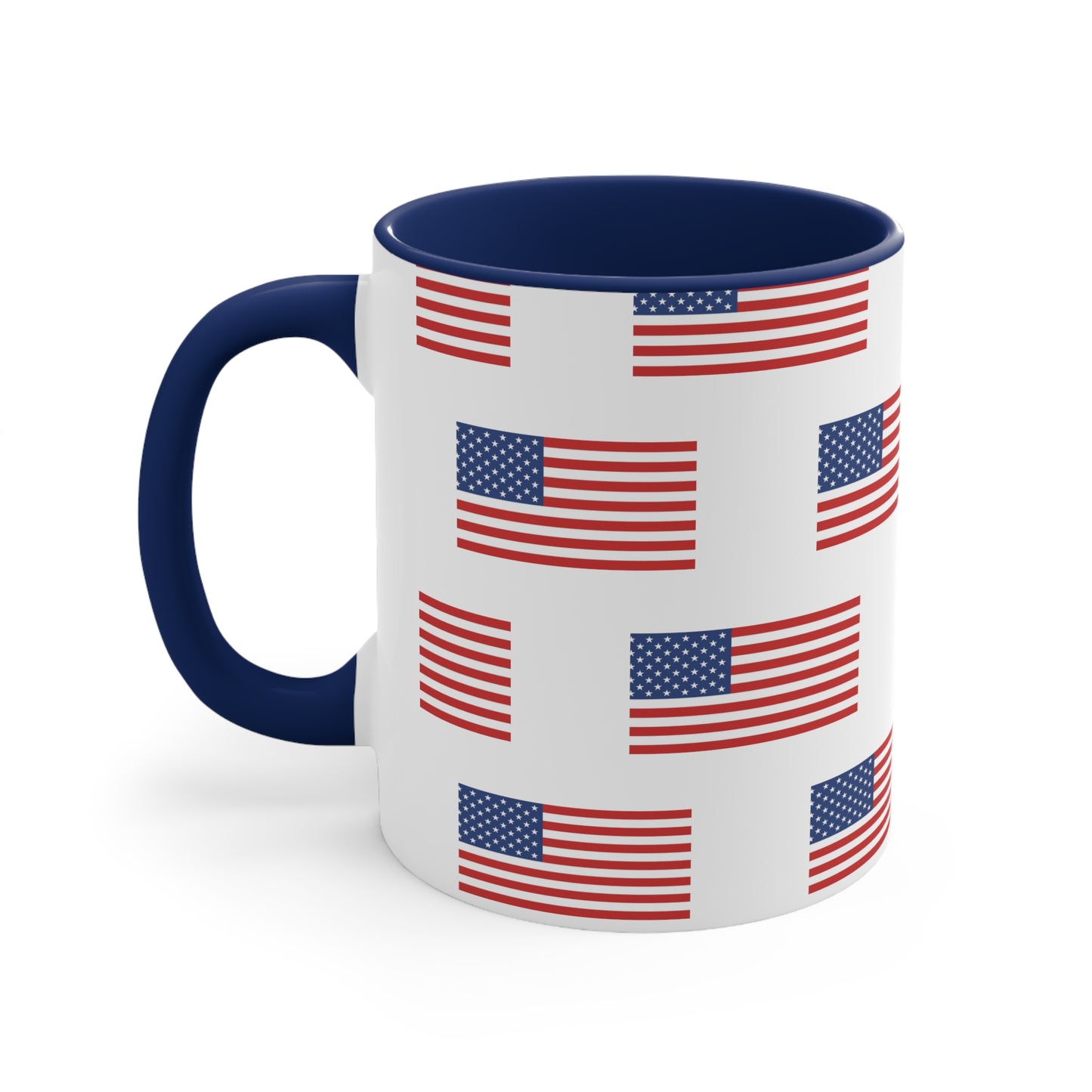 Fourth of July Coffee Mug - American Flag - Patriotic Mug, Usa Mug, Flag Mug, 11oz Mug, Sublimation, Printed, Independence Day