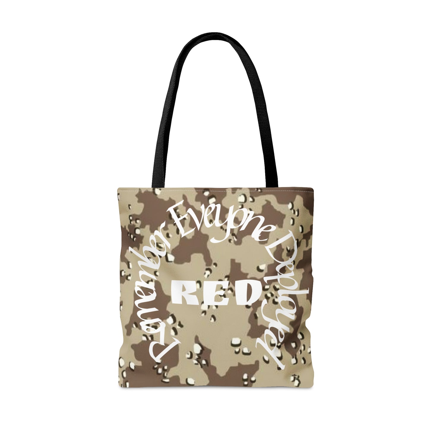 Remember Everyone Deployed Reusable Desert Tote Bag US Army Deployment Navy Marines Coast Guard Eco Friendly