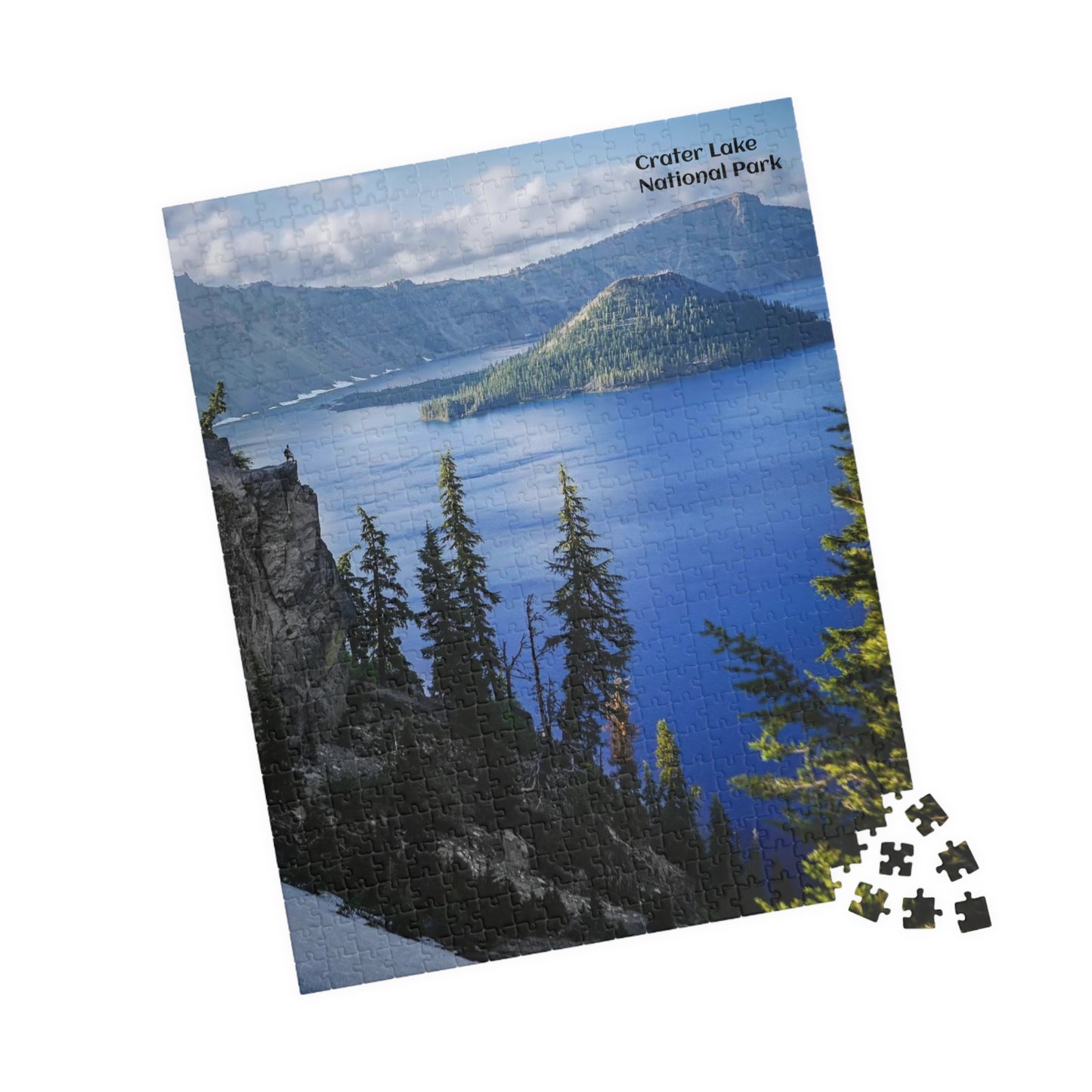 Puzzle National Parks Series, Crater Lake National Park 110, 252, 520,  1014 Pieces Unique Jigsaw Family Adults Family Fun Bucket List