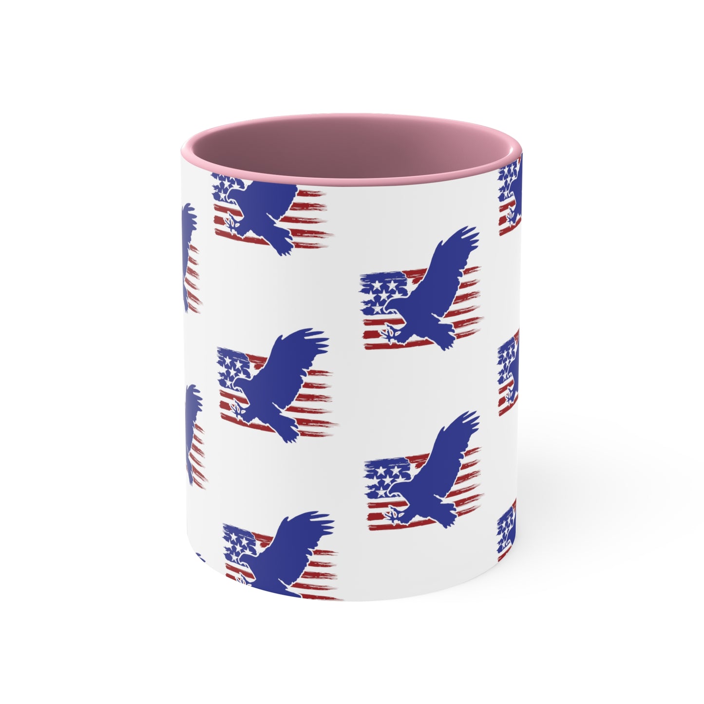 Fourth of July Coffee Mug - Bald Eagle, American Flag - Patriotic Mug, Freedom Mug, 11oz Mug, Independence Day, Sublimation