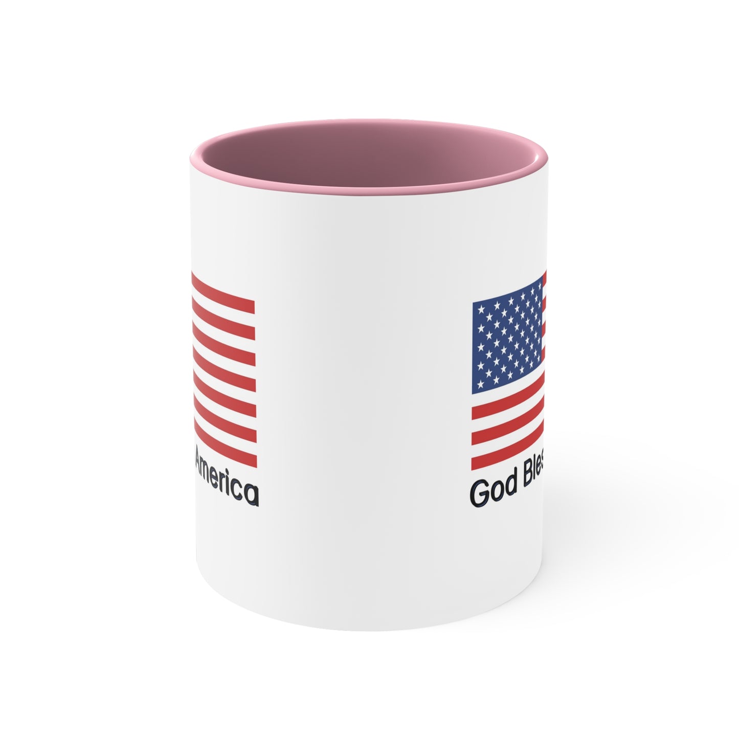 Fourth of July Coffee Mug - God Bless America. Independence Day, Patriotic Drinkware, Holiday Coffee Mug, Coffee Lover