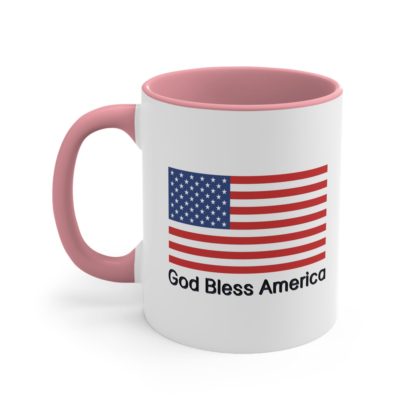 Fourth of July Coffee Mug - God Bless America. Independence Day, Patriotic Drinkware, Holiday Coffee Mug, Coffee Lover