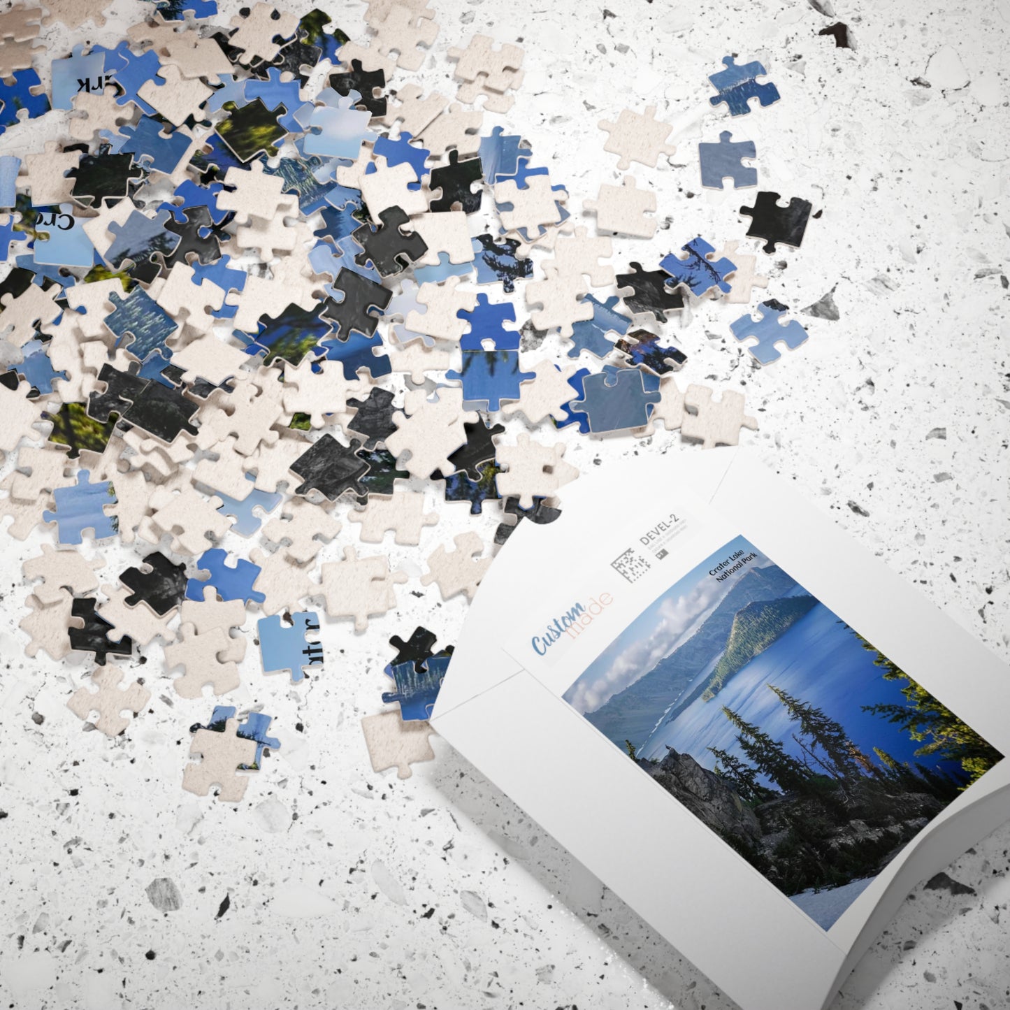 Puzzle National Parks Series, Crater Lake National Park 110, 252, 520,  1014 Pieces Unique Jigsaw Family Adults Family Fun Bucket List