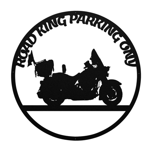 Personalized Motorcycle Garage Parking Sign