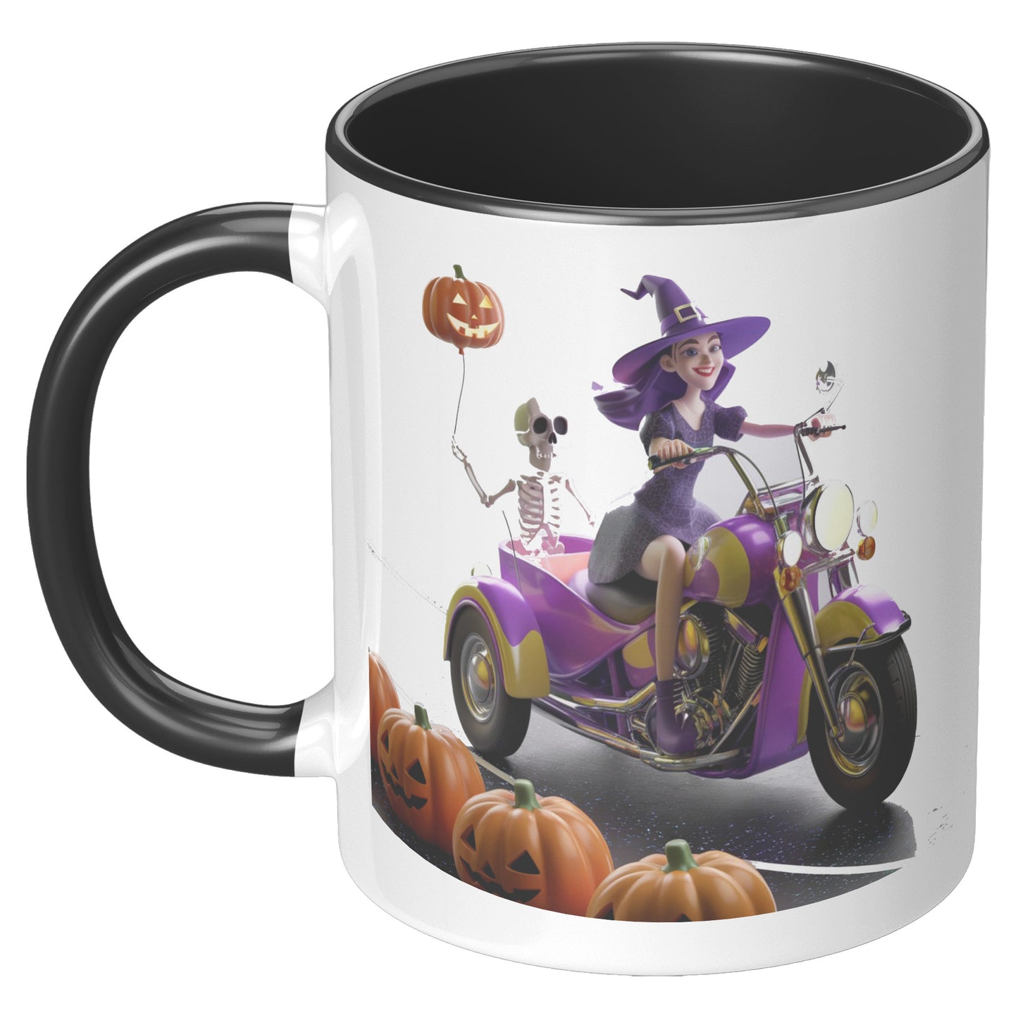 Witch on Trike Coffee Mug