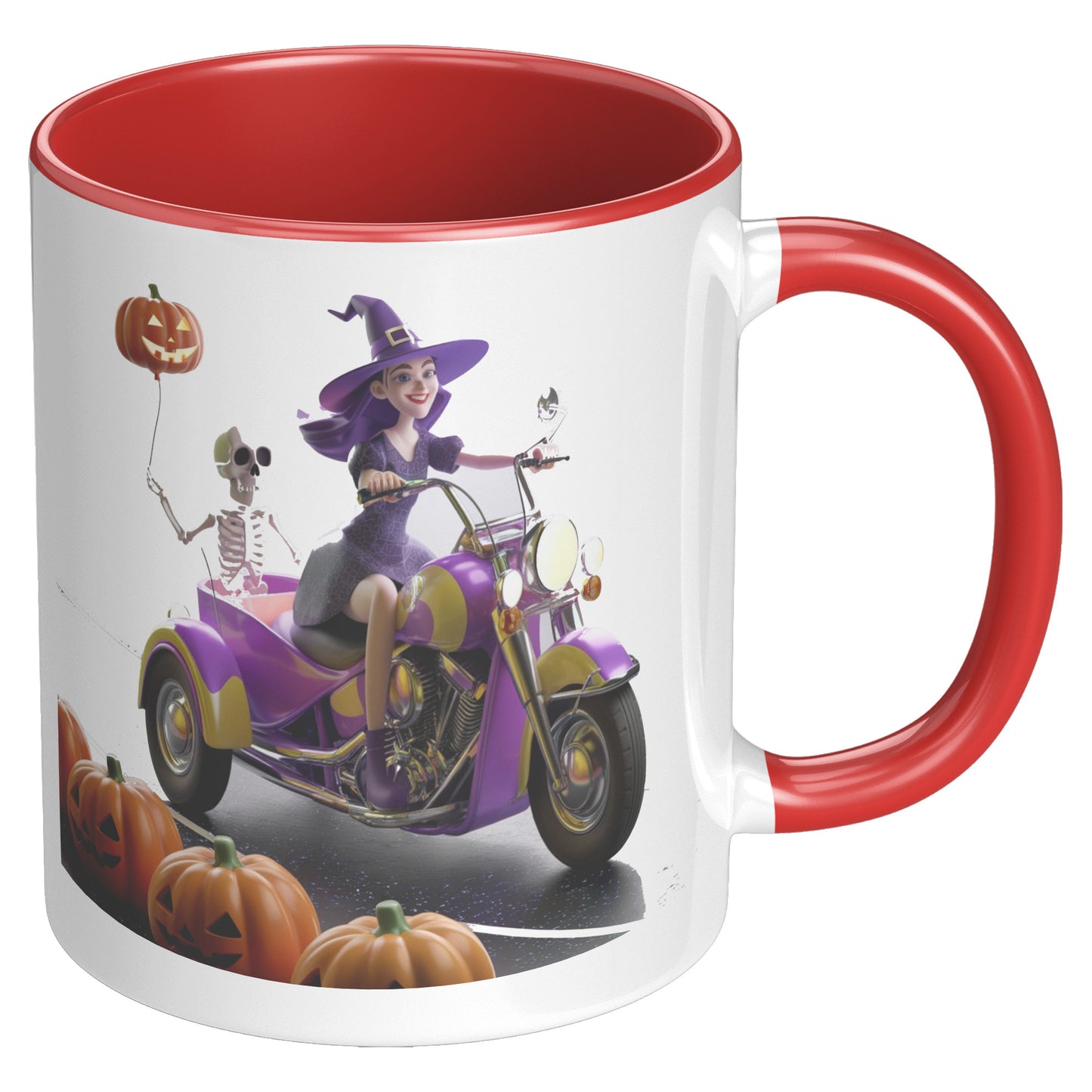 Witch on Trike Coffee Mug