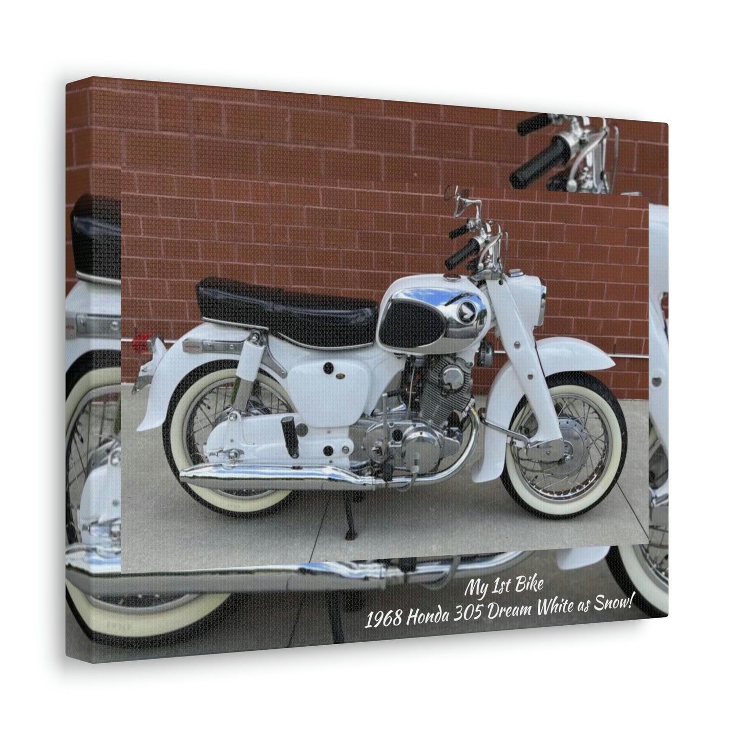 George Richardson,My 1st Bike, 1968 Honda 305 Dream White as Snow!