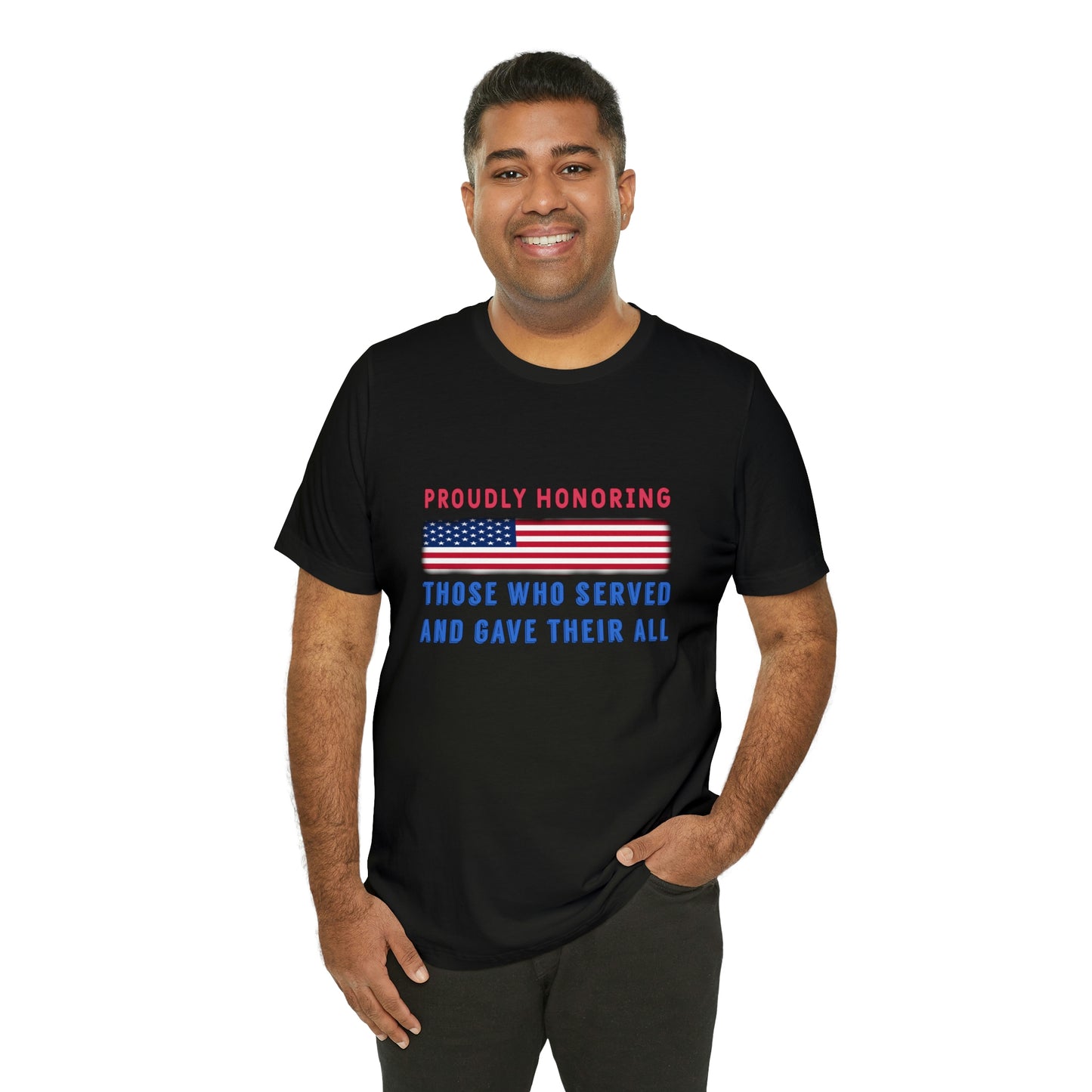 Memorial Day Short Sleeve T-Shirt - Proudly honoring those who served and gave their all.