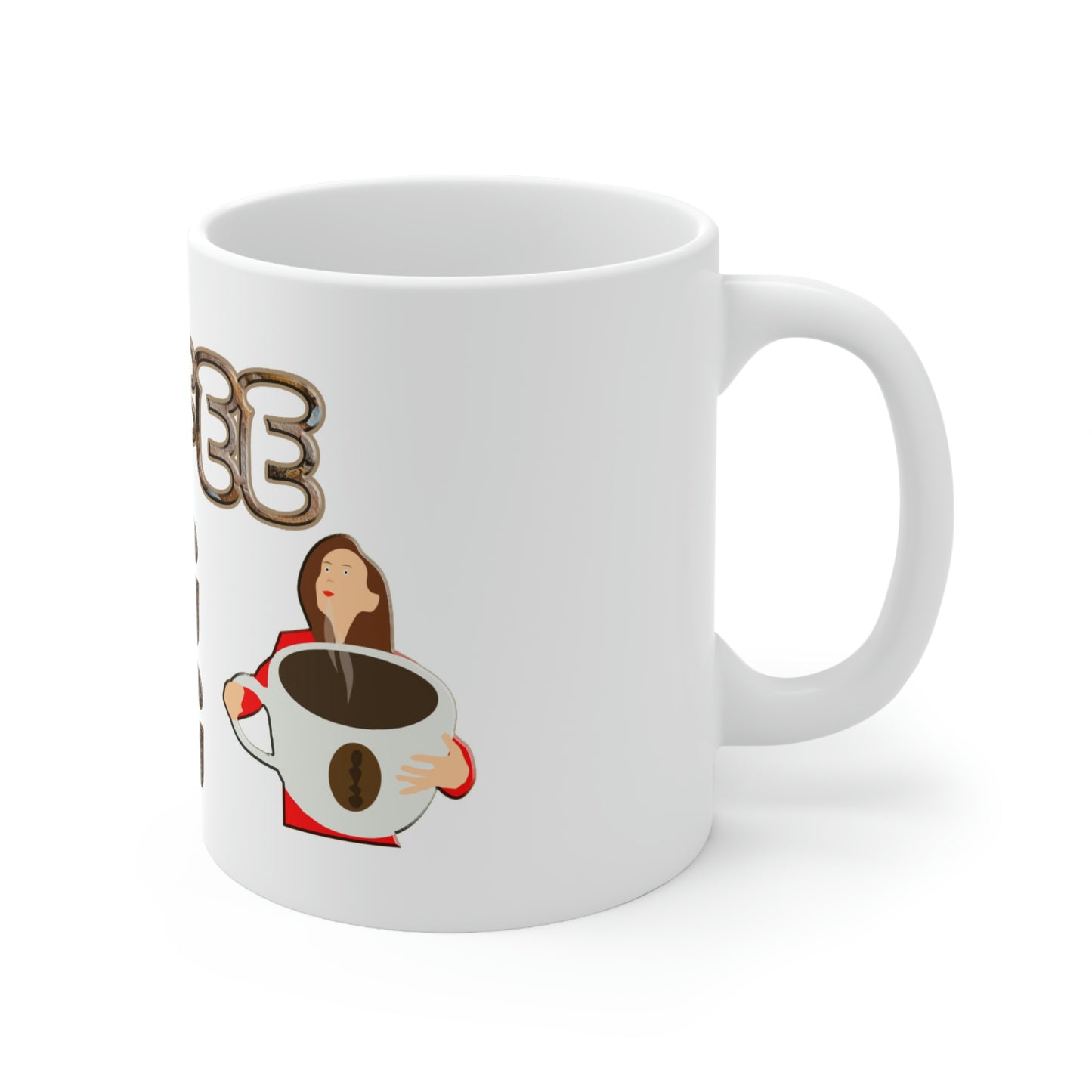 Coffee Mug - Coffee is a Hug in a Mug.