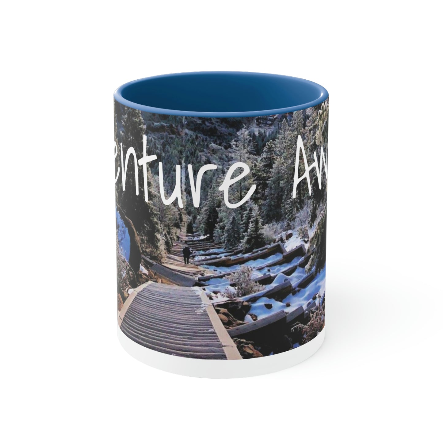 Adventure Awaits: Get Ready to Explore with Our Ceramic Landscape Accent Coffee Mug, 11oz