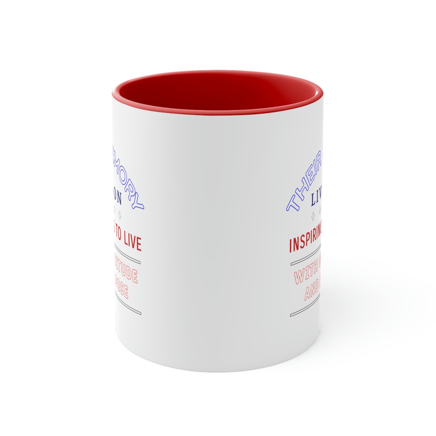 Memorial Day Coffee Mug - Their memory lives on, inspiring us to live with gratitude and purpose. Veterans Day, Gift Ideas, Memorial Gift