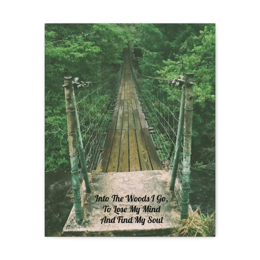 Canvas Art - Into The Woods I go