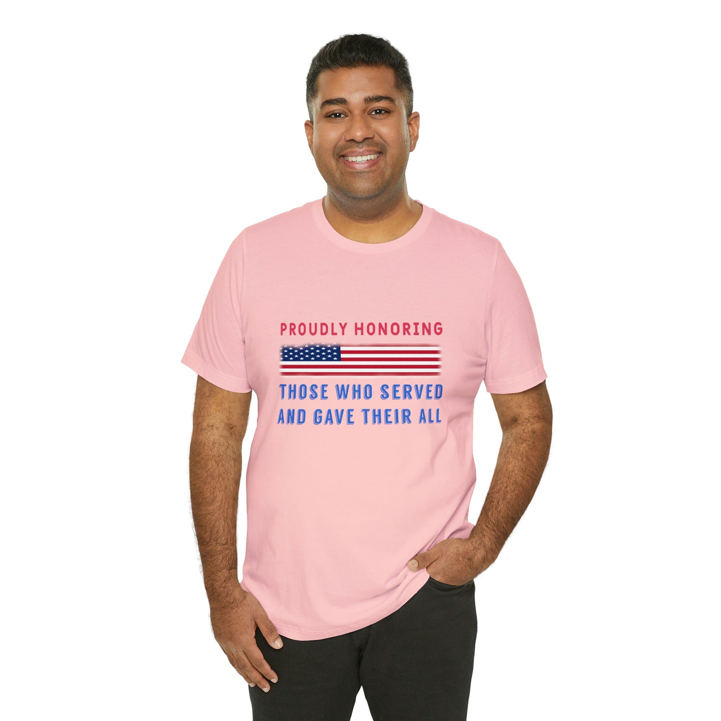 Memorial Day Short Sleeve T-Shirt - Proudly honoring those who served and gave their all.