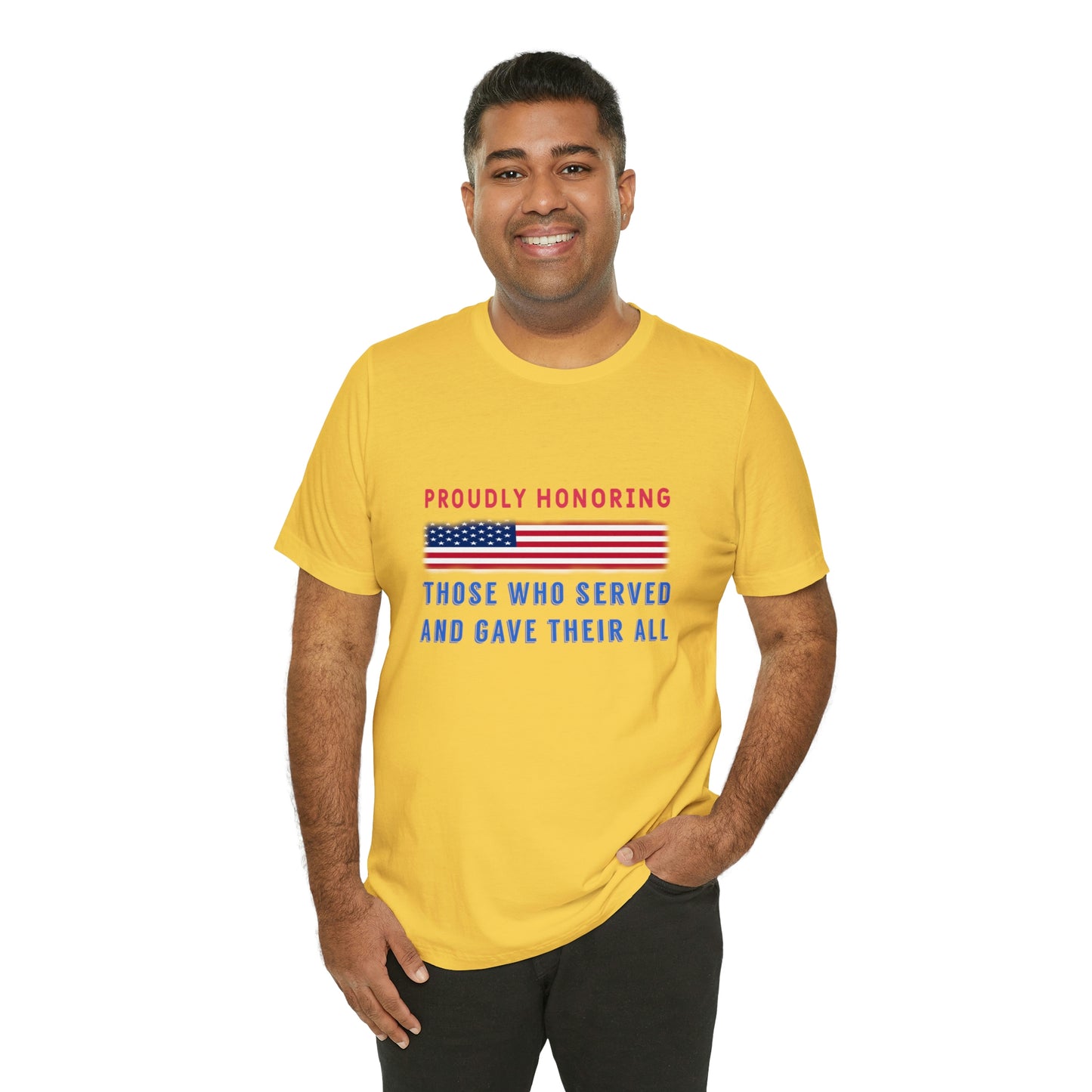 Memorial Day Short Sleeve T-Shirt - Proudly honoring those who served and gave their all.