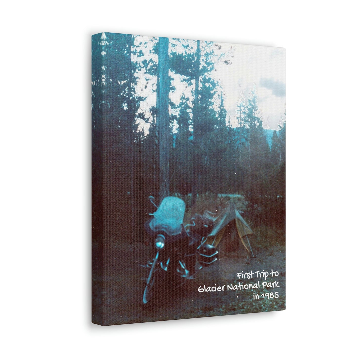 Larry Cole,First Motorcycle Camping Trip to Glacier National Park in 1985