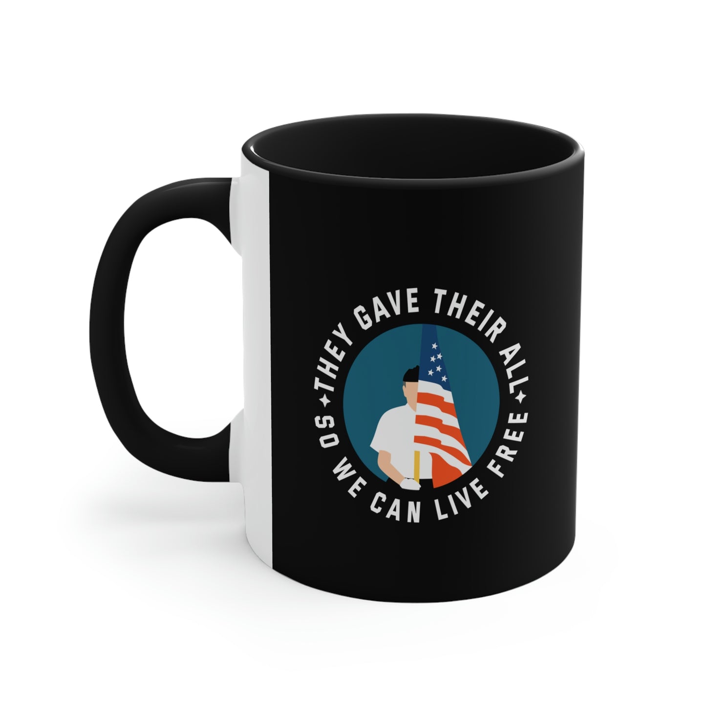 Memorial Day Coffee Mug - They gave their all, so we can live free. Patriotic Coffee Mug, Military Tribute, Remembrance Gift, Drinkware