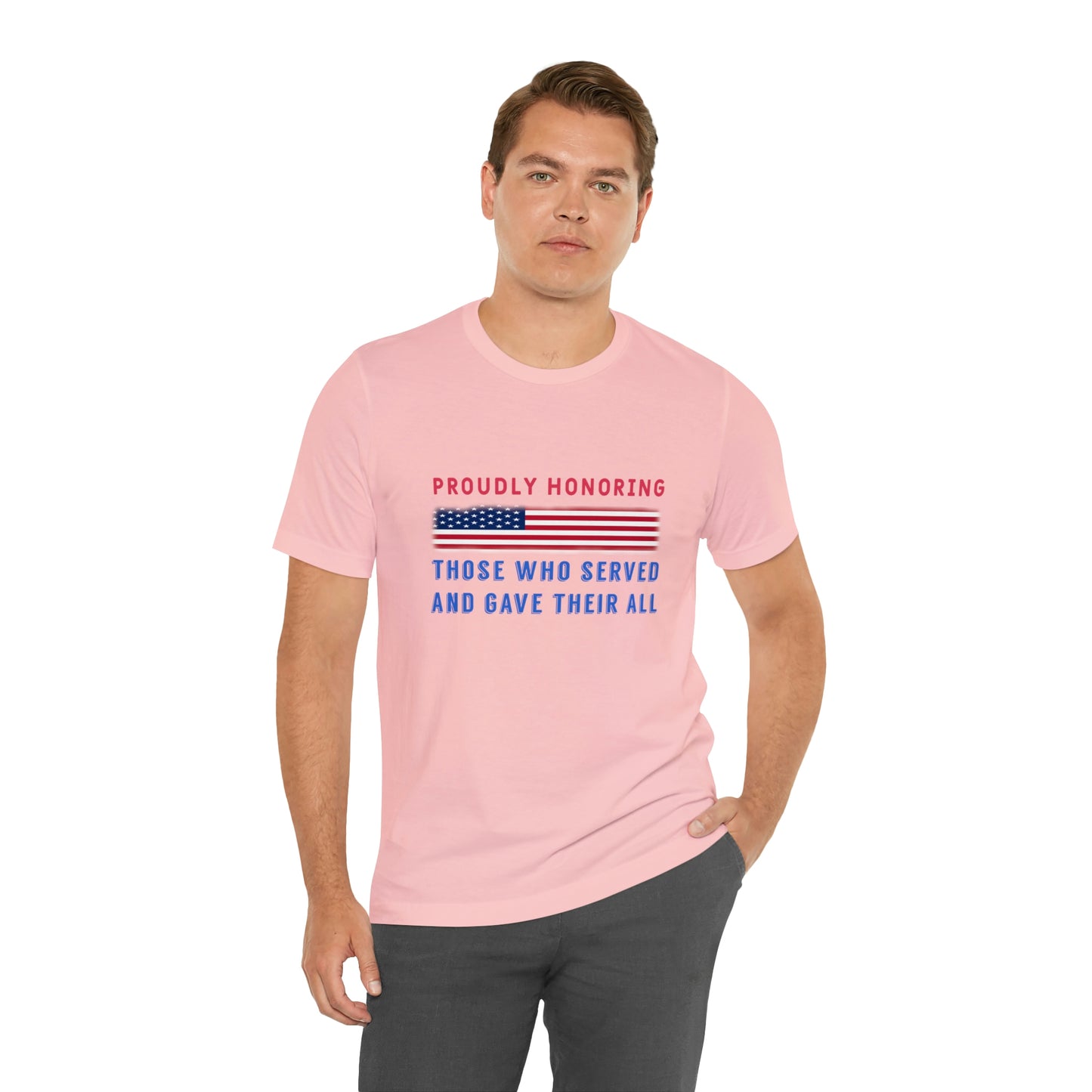 Memorial Day Short Sleeve T-Shirt - Proudly honoring those who served and gave their all.