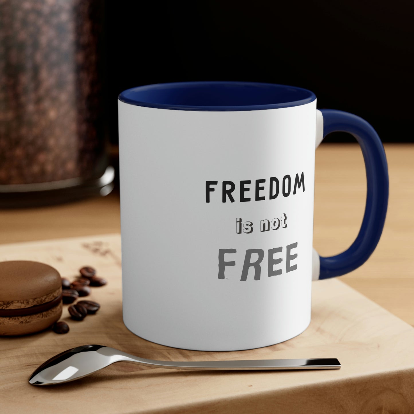 Memorial Day Coffee Mug - Freedom is not free. Freedom mug, patriotic coffee mug, military tribute, remembrance gift, memorial drinkware