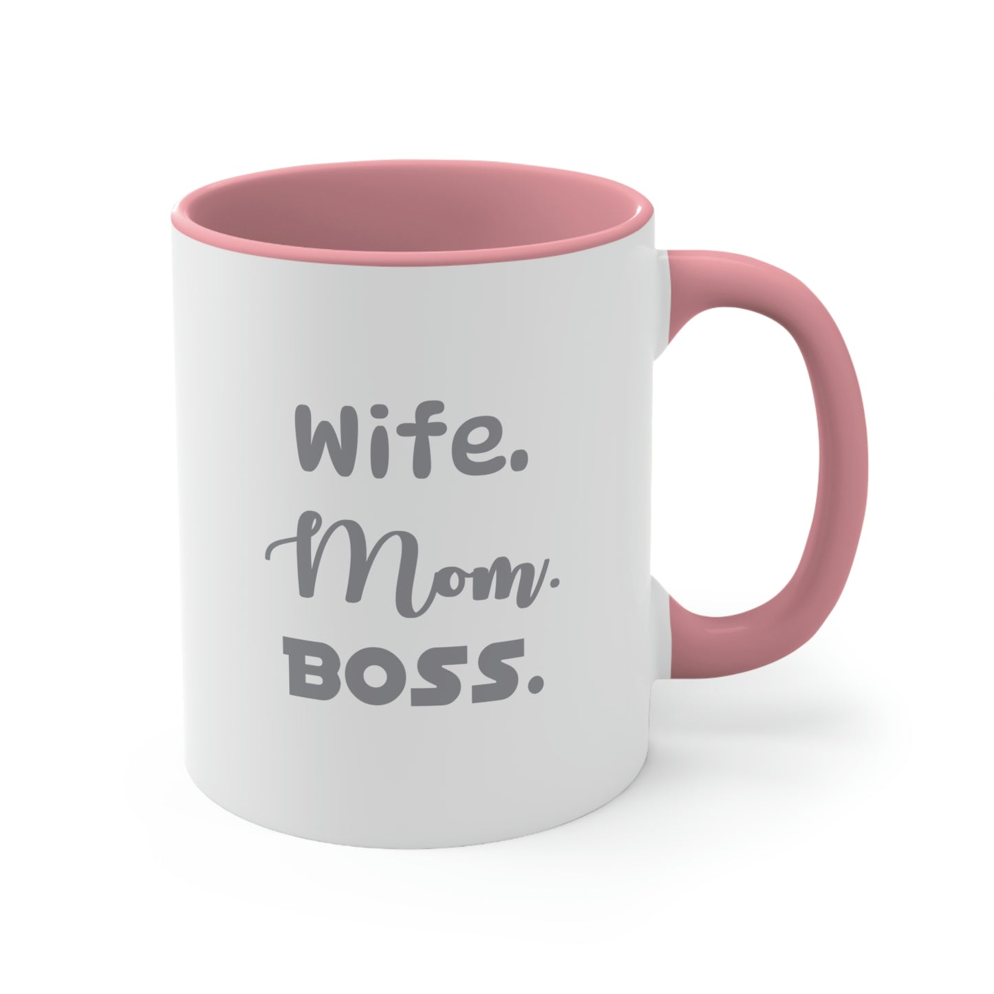 Mother's Day Coffee Mug - Wife. Mom. Boss. - Gift for Wife, Mother's Day Gift, Gift for Mom/Grandma