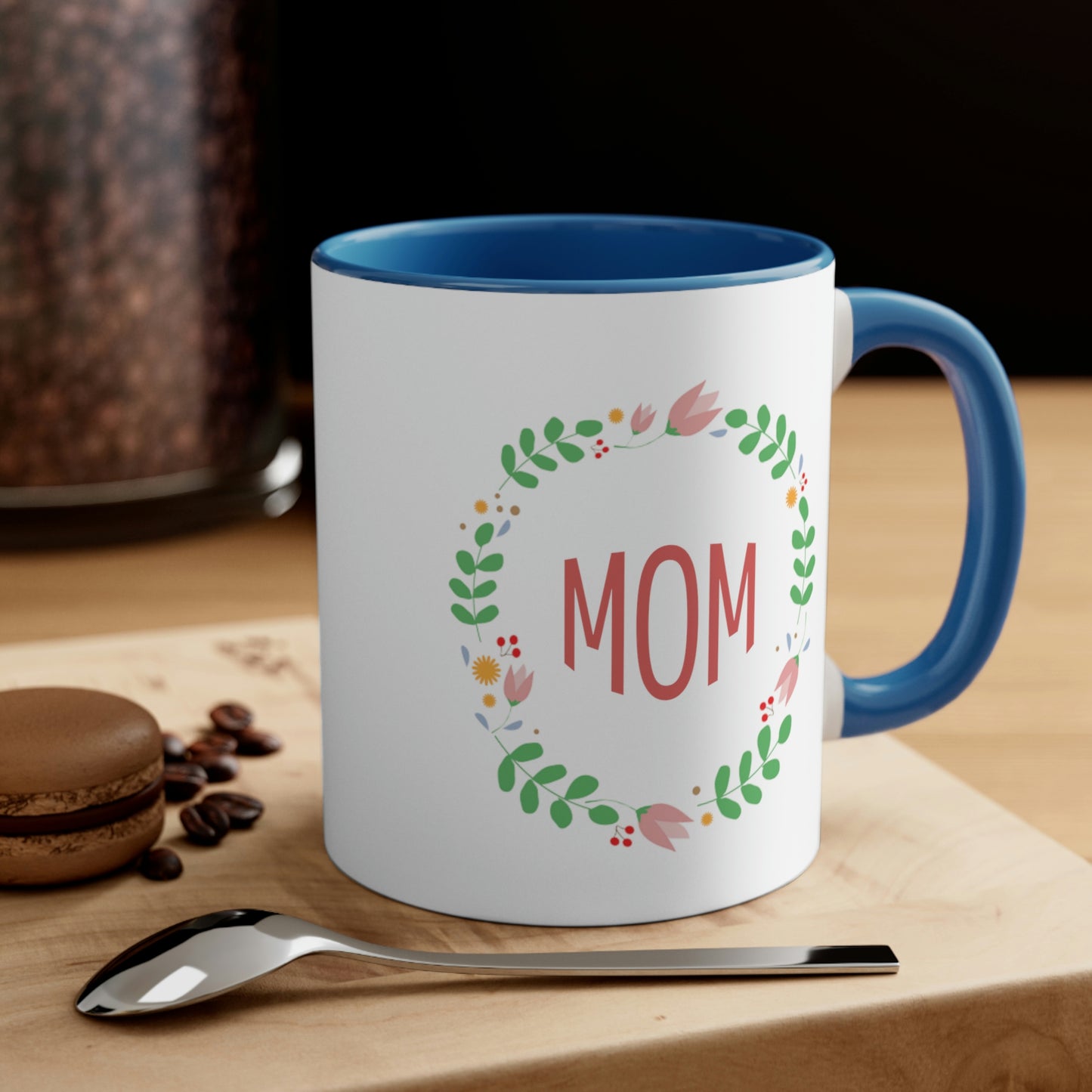 Mother's Day Coffee Mug - Mom, My constant Support, Gift Ideas, Mother's Day Gift, Gift for Mom/Grandma, Drinkware, two tone, Accent Mug