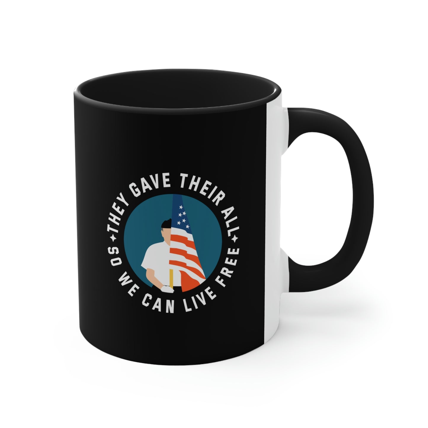 Memorial Day Coffee Mug - They gave their all, so we can live free. Patriotic Coffee Mug, Military Tribute, Remembrance Gift, Drinkware