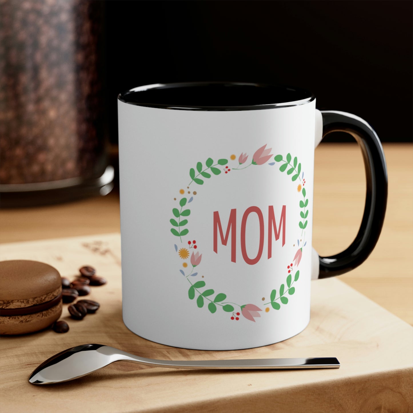 Mother's Day Coffee Mug - Mom, My constant Support, Gift Ideas, Mother's Day Gift, Gift for Mom/Grandma, Drinkware, two tone, Accent Mug