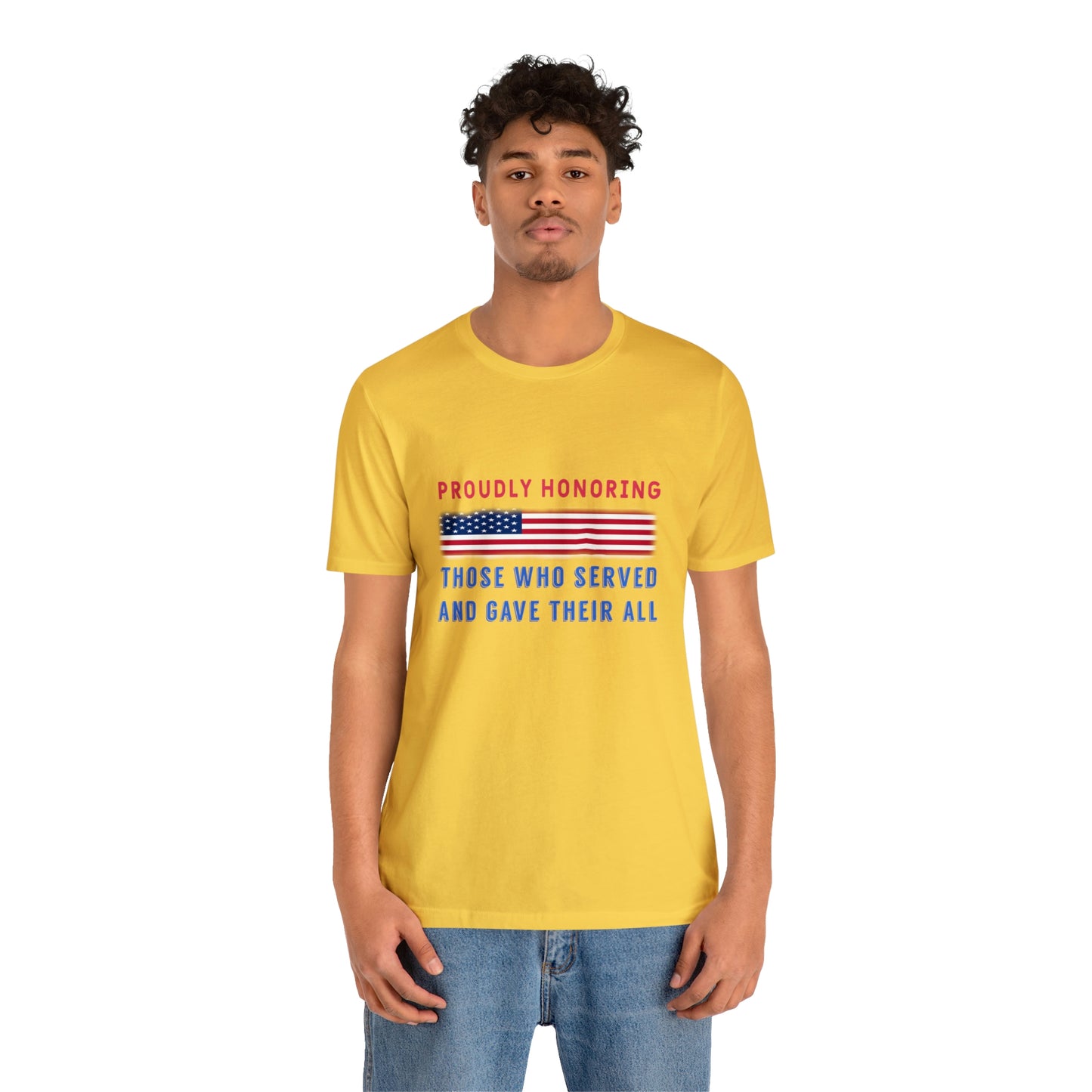 Memorial Day Short Sleeve T-Shirt - Proudly honoring those who served and gave their all.