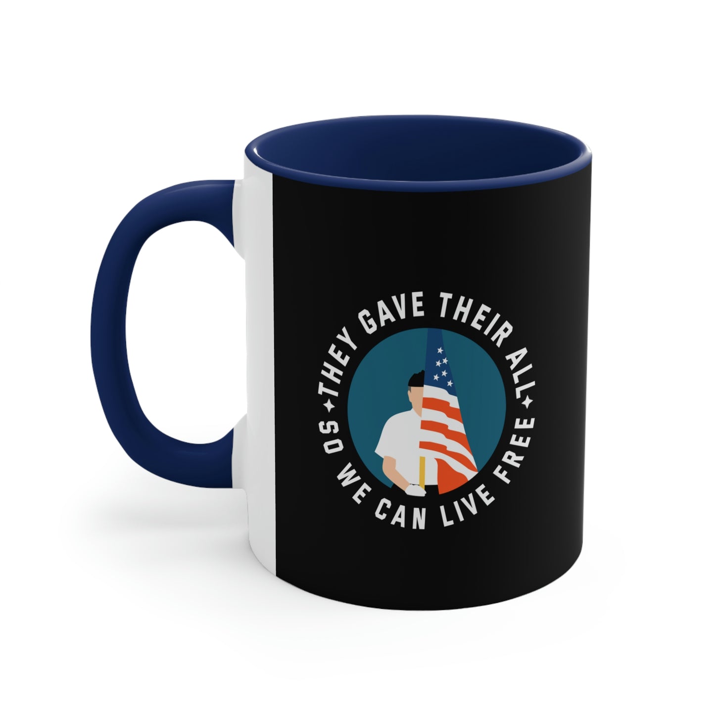 Memorial Day Coffee Mug - They gave their all, so we can live free. Patriotic Coffee Mug, Military Tribute, Remembrance Gift, Drinkware