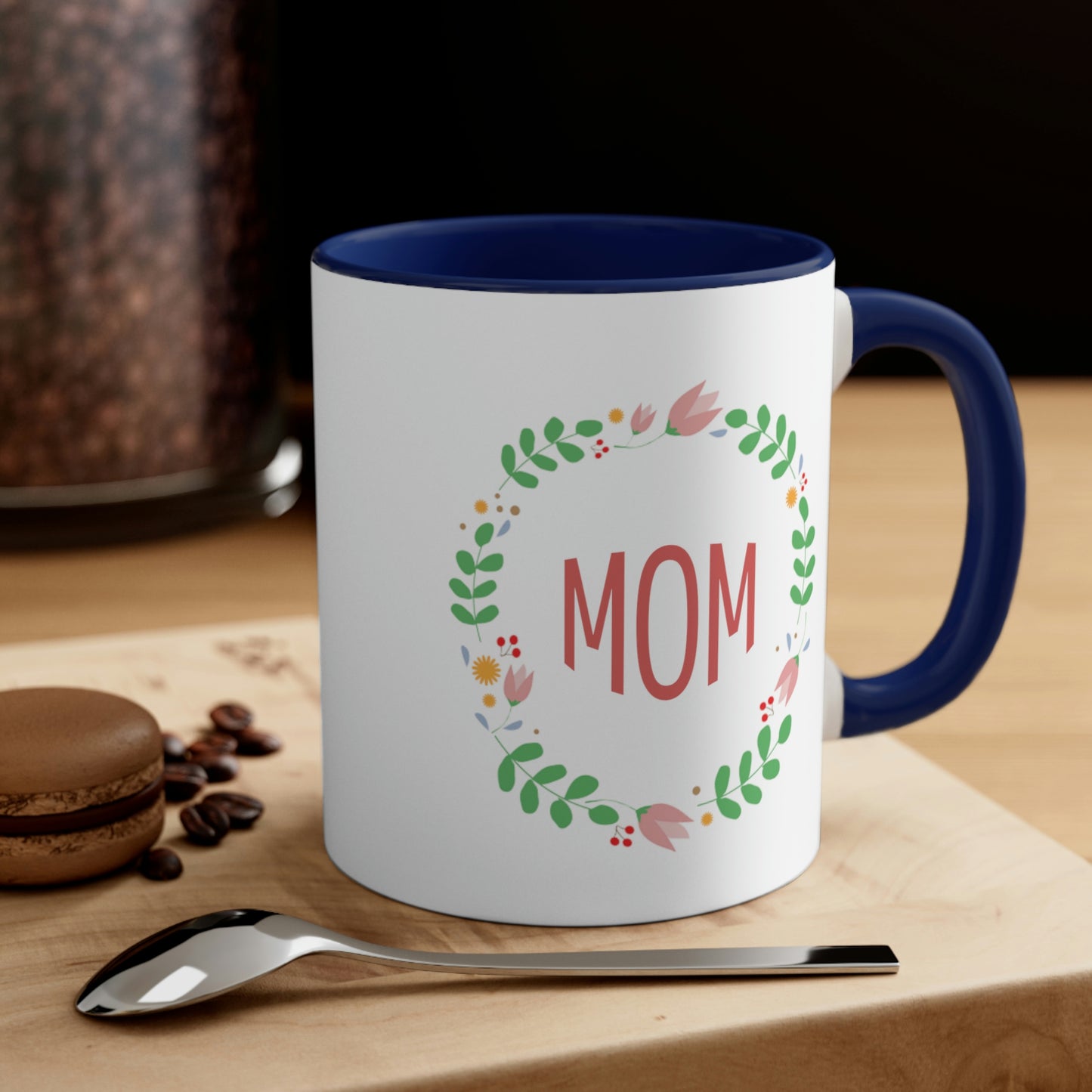 Mother's Day Coffee Mug - Mom, My constant Support, Gift Ideas, Mother's Day Gift, Gift for Mom/Grandma, Drinkware, two tone, Accent Mug